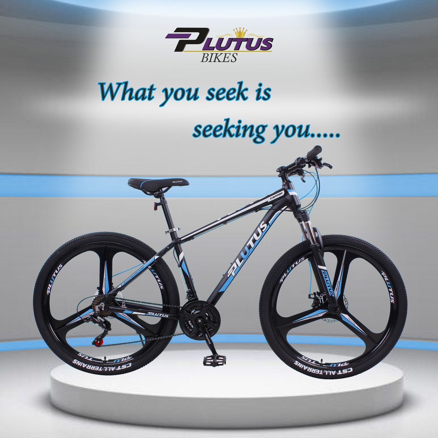 Image of PLUTUS Canyon Multispeed Magnesium Wheel with Alloy Frame Mountain Cycle 27.5 T (inch) Mountain Cycle