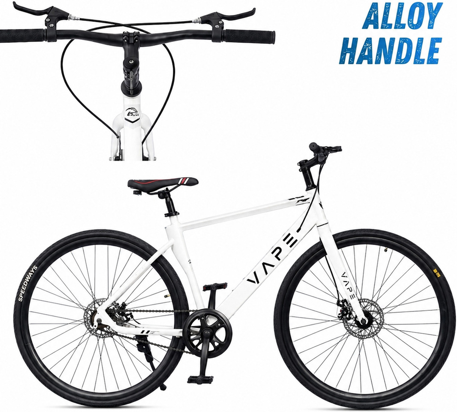 Image of GOAL 700C IMPORTED FRAME|| 21 GEAR MULTISPEED|| DOUBLE DISC 700C T (inch) Hybrid Cycle /City Bike