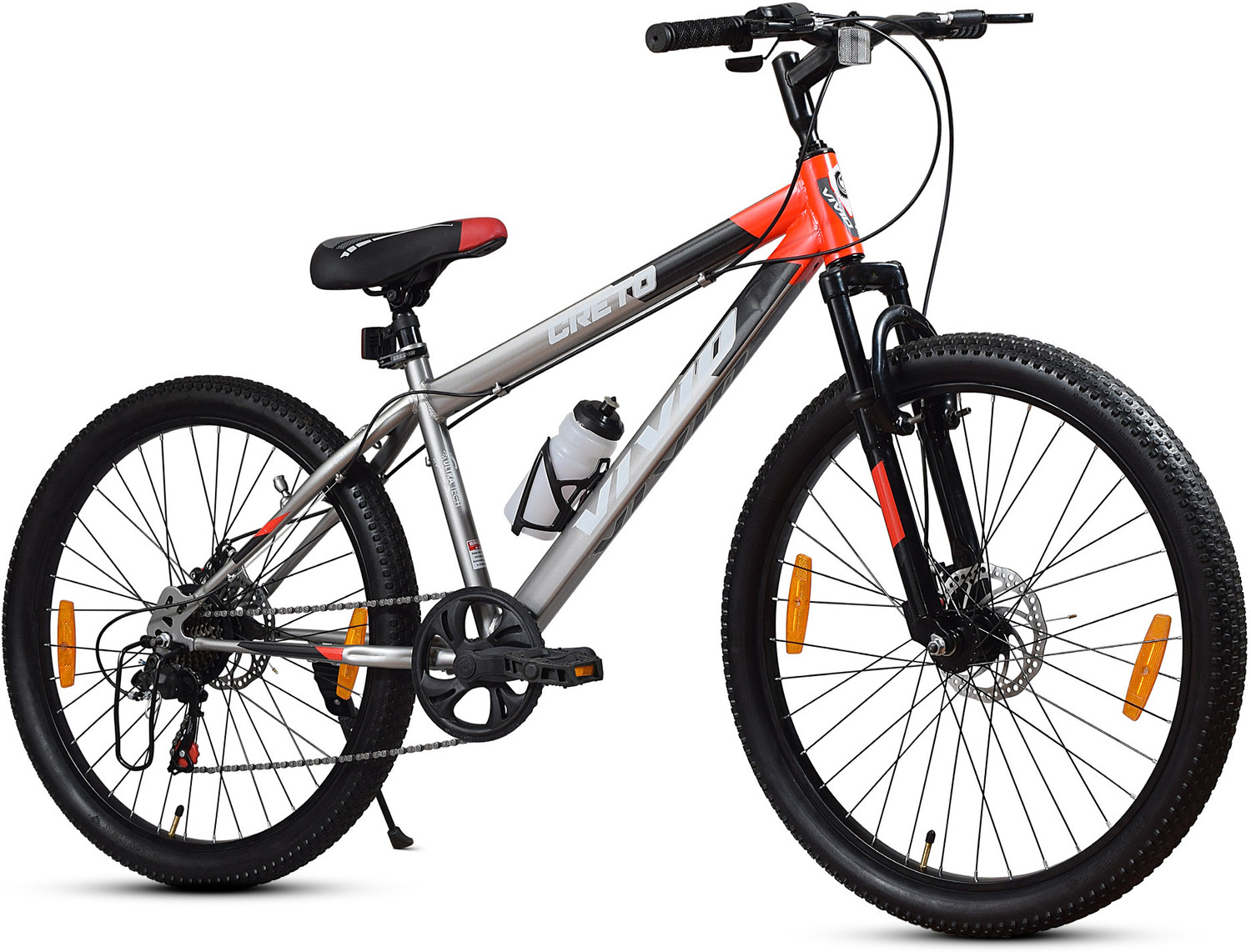 Image of VIVID Creto 27.5T Multi-Speed Gear Cycle for Men | Front Suspension & Dual Disc Brakes 27.5 T (inch) Mountain Cycle