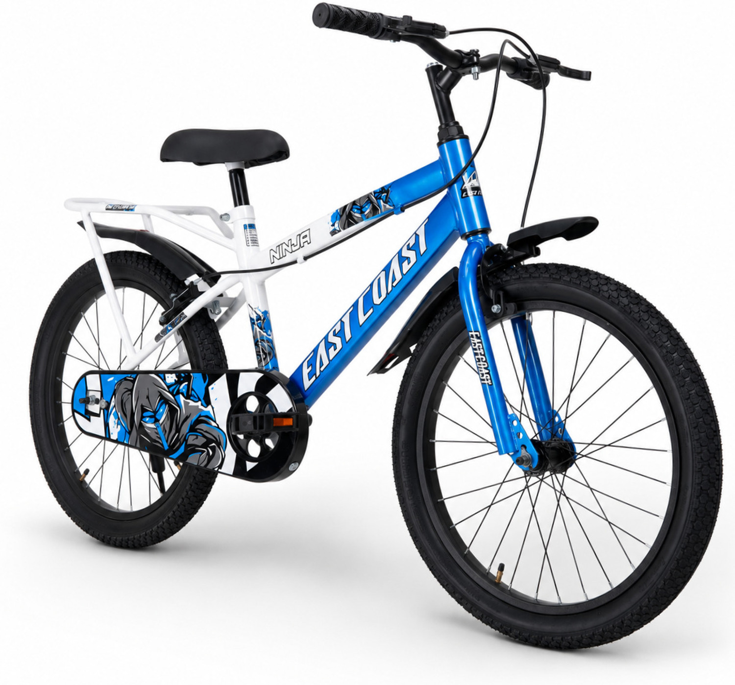 Image of EAST COAST Ninja 20T Kids Cycle for Boys & Girls, Age 5-8 Years 20 T (inch) BMX Cycle