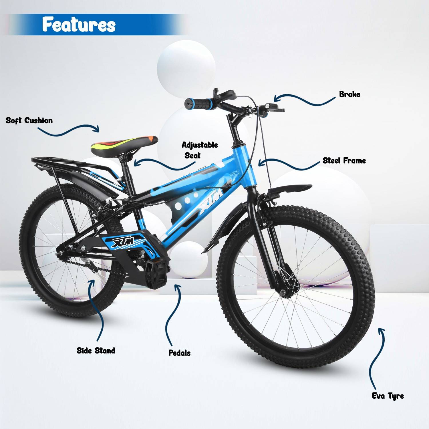 BYKING Premium Quality Double Color 20T Cycle For Kids 20 T (inch
