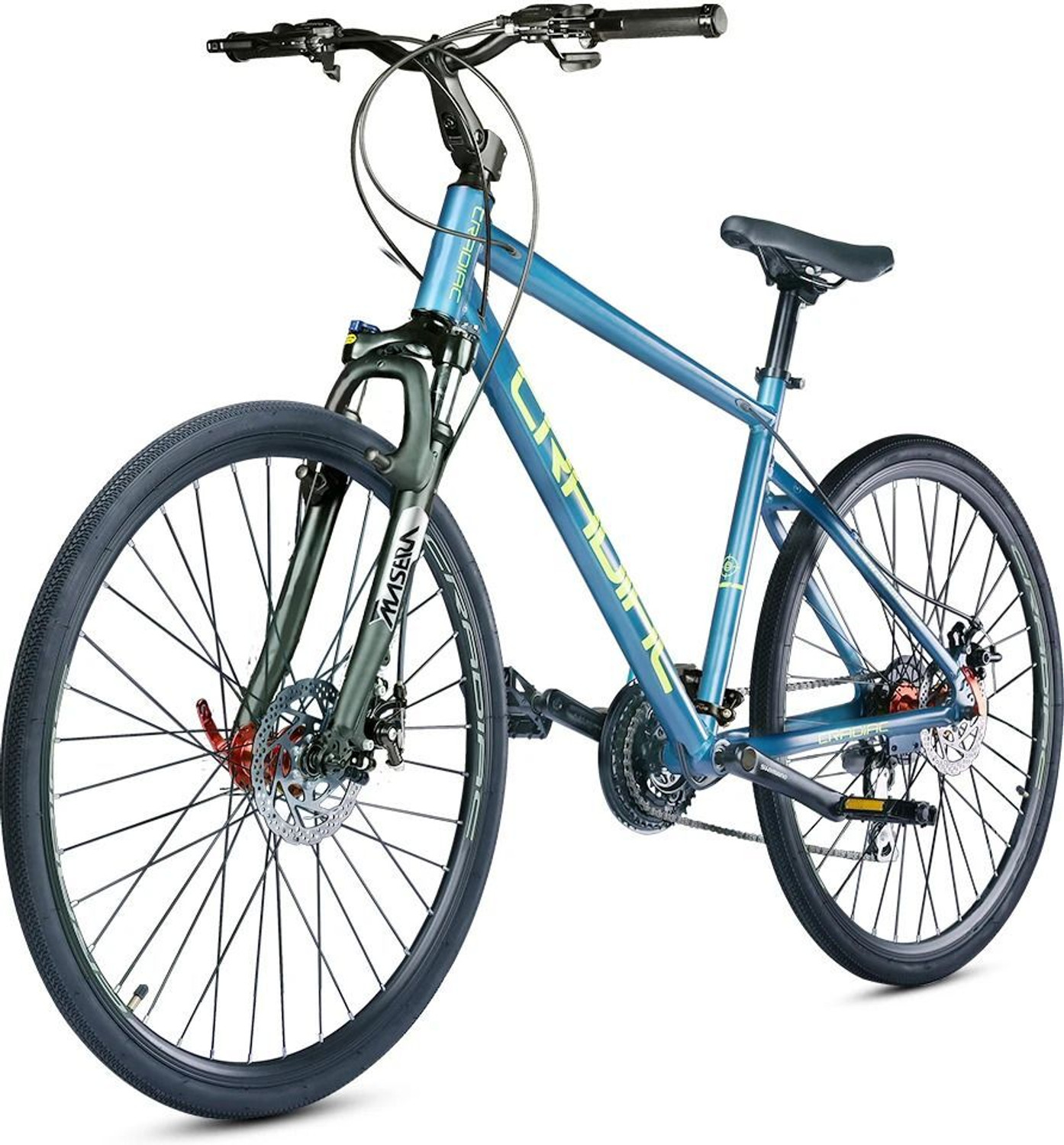 Image of CRADIAC GUNNER PRO MAX|6061 ALLOY FRAME FRAME|ZOOM LOCKOUT SUSPENSION|STEM RAISER 700C T (inch) Hybrid Cycle /City Bike