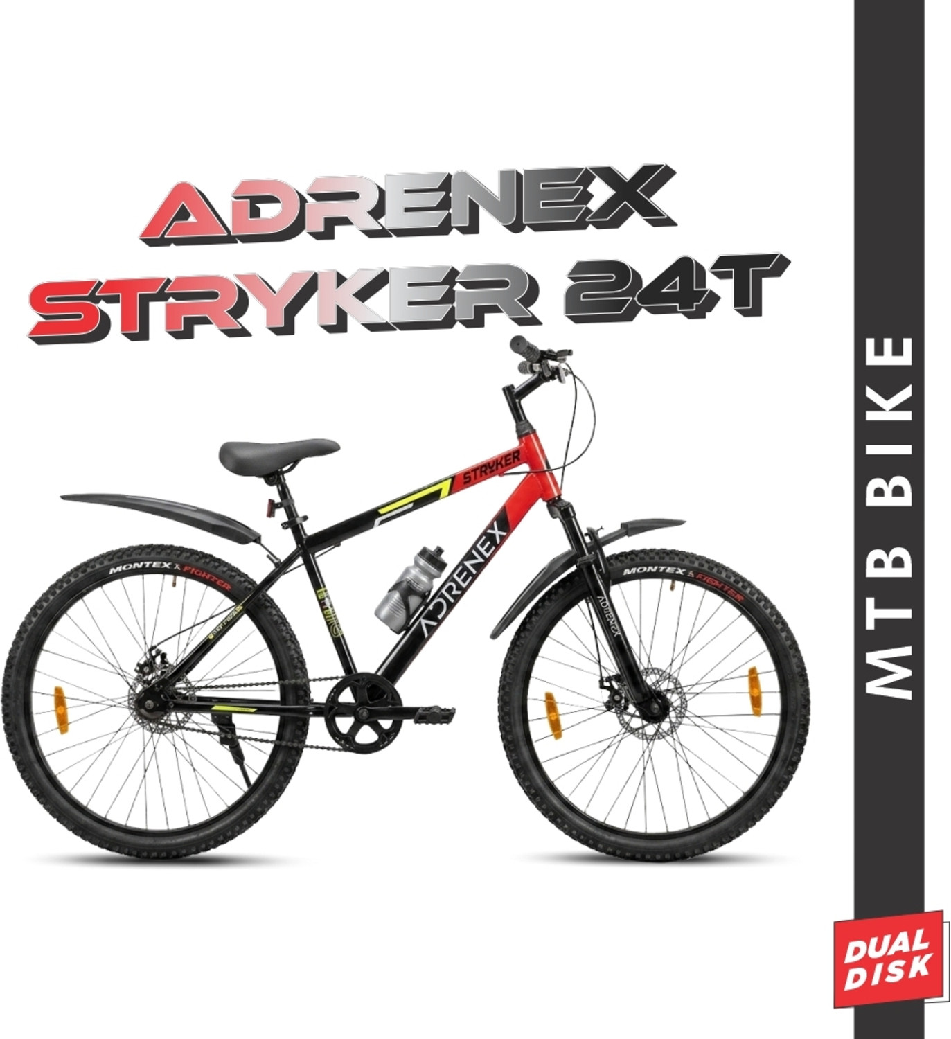 Image of Adrenex Stryker 24T FXDD | 85% Pre- Assembled | 24 T (inch) Mountain Cycle
