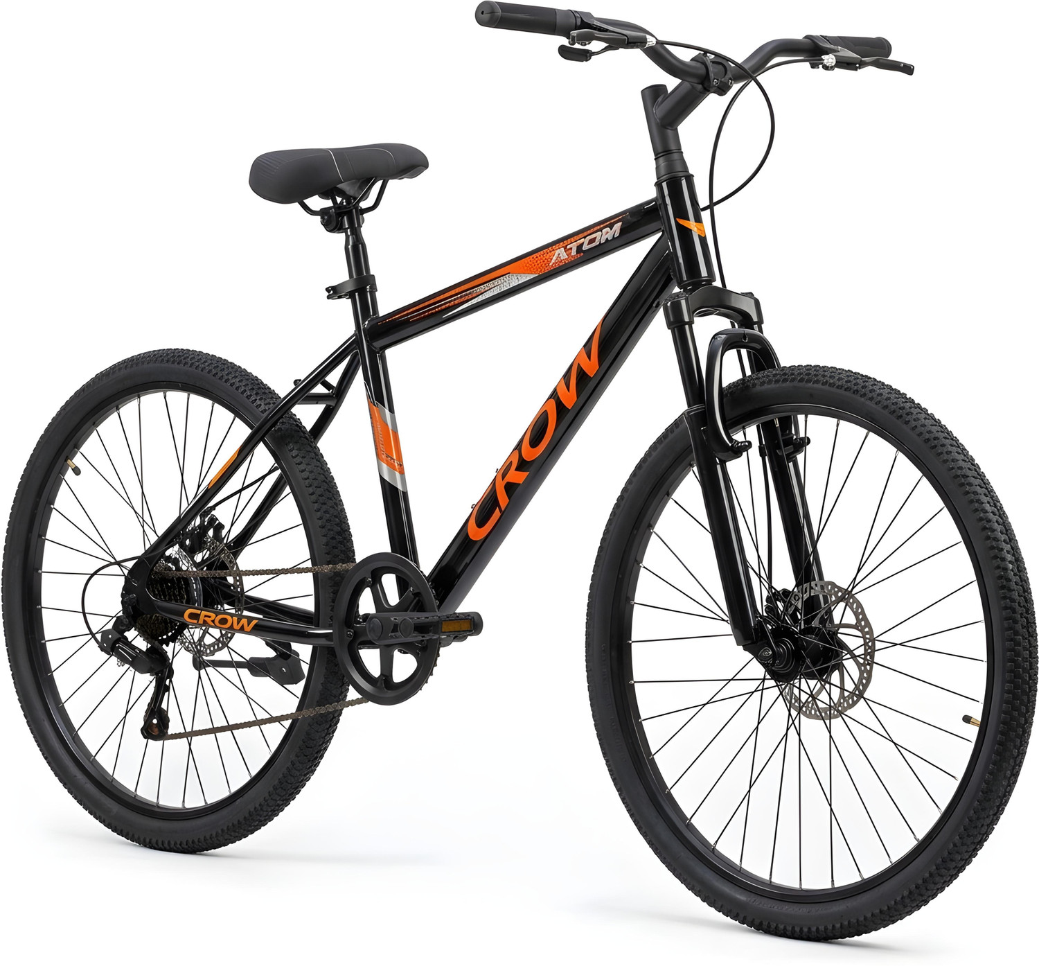 Image of Crow ATOM 7 SPEED|FRONT SUSPENSION FORK|DUAL DISC BRAKE|geared 29 T (inch) Mountain Cycle