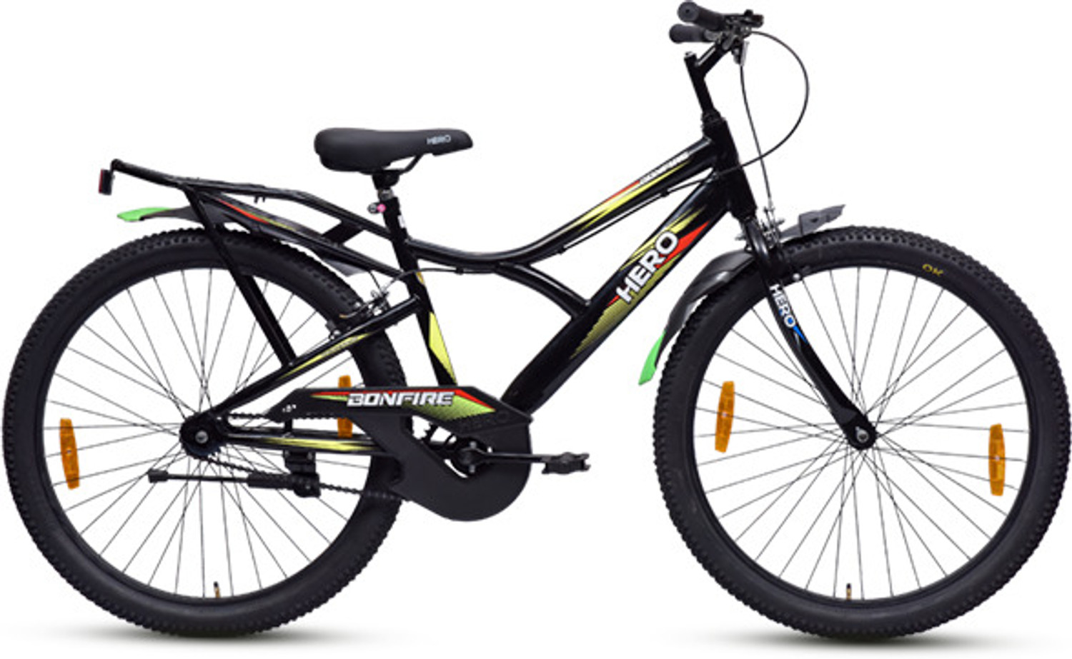 Image of HERO CYCLES BONFIRE | Wheel Size 24 | Non-Suspension | POWER Brake |Quick Release Seat] 24 T (inch) Mountain Cycle