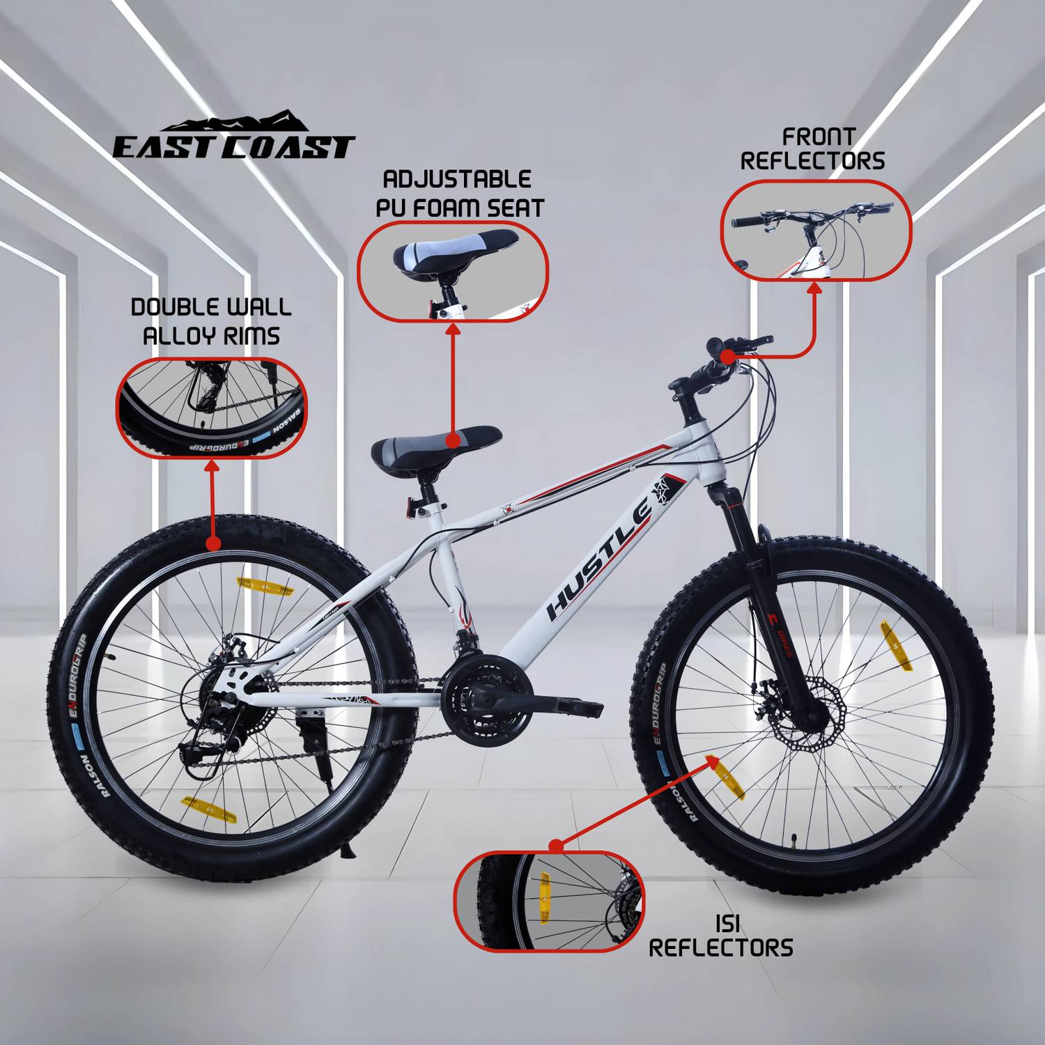 EAST COAST HUSTLE 21 Speed 26T Mountain Cycle - Image 2