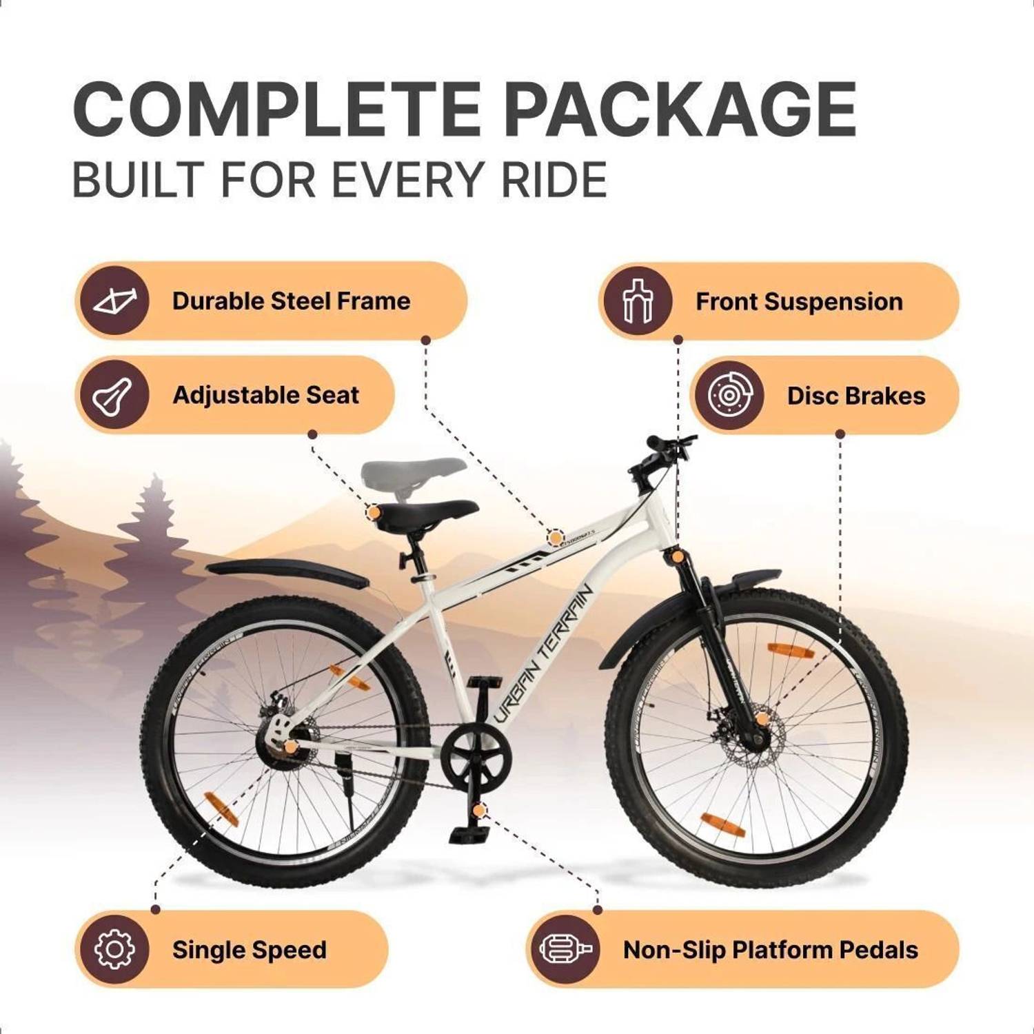 Urban Terrain Bolt UT5000S27.5T MTB Cycle - Image 2