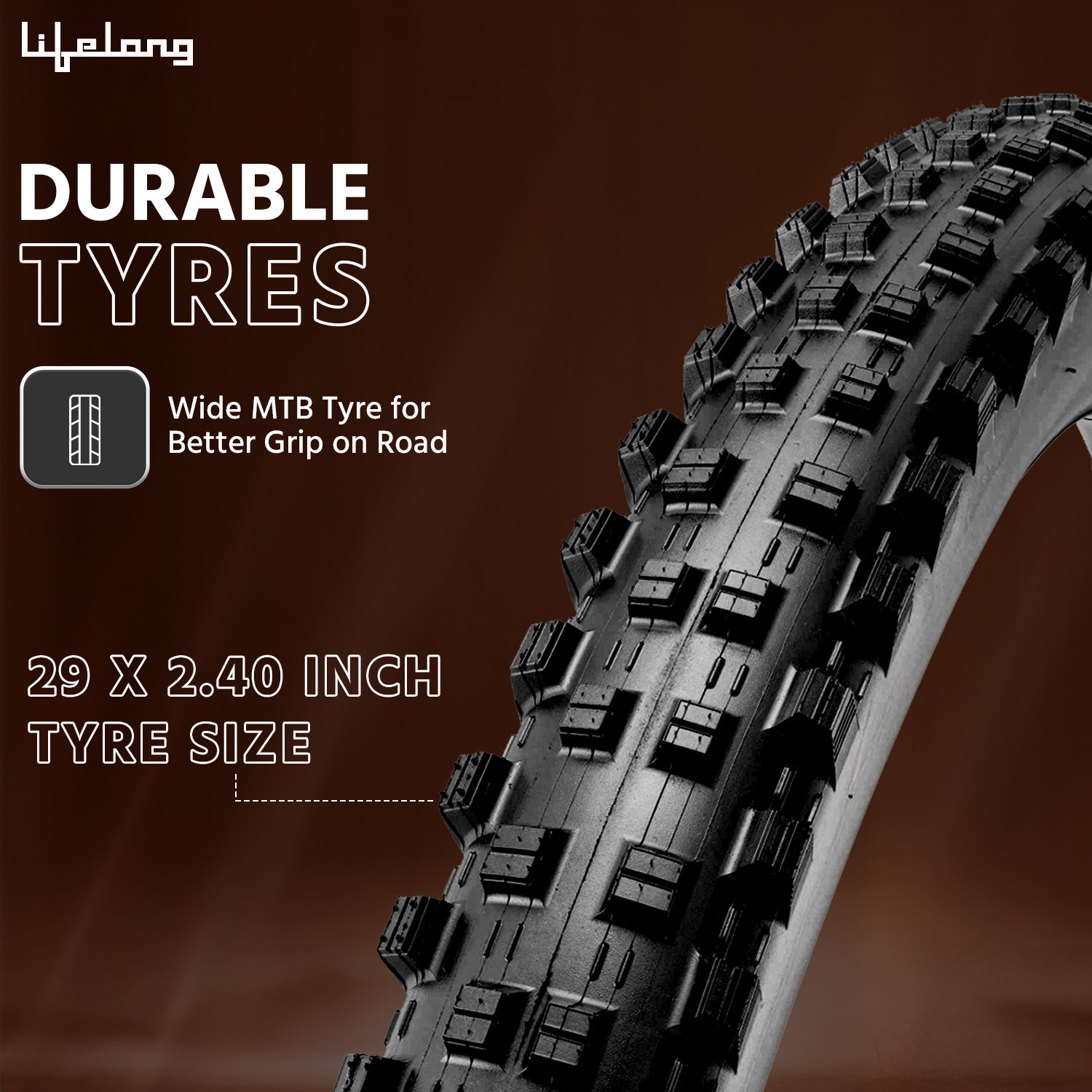 Image of Lifelong STRBC29 Strong 29 Multi-Speed Cycle| Steel Frame | Shimano TY 300 RD Gear 26 T (inch) BMX Cycle