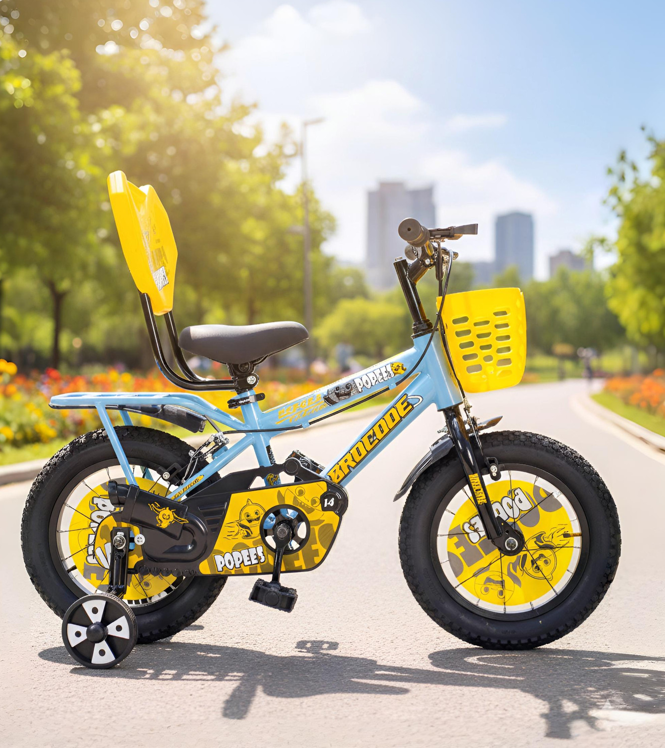Image of BroCode Kids Cycles for Boys and Girls | Age Group 2-5 Years Semi-Assembled 14 T (inch) BMX Cycle