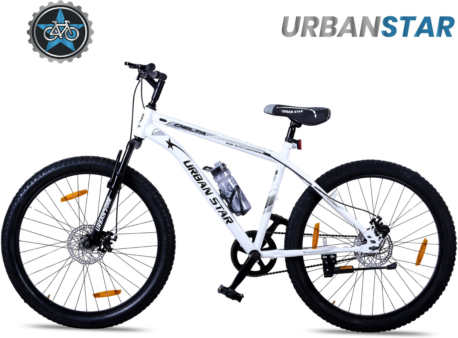 Image of Urban Star DELTA | 26T MTB | SINGLE SPEED | DUAL DISC | FRONT SUSP | SEMI FITTED | 13+AGE | 26 T (inch) Mountain Cycle