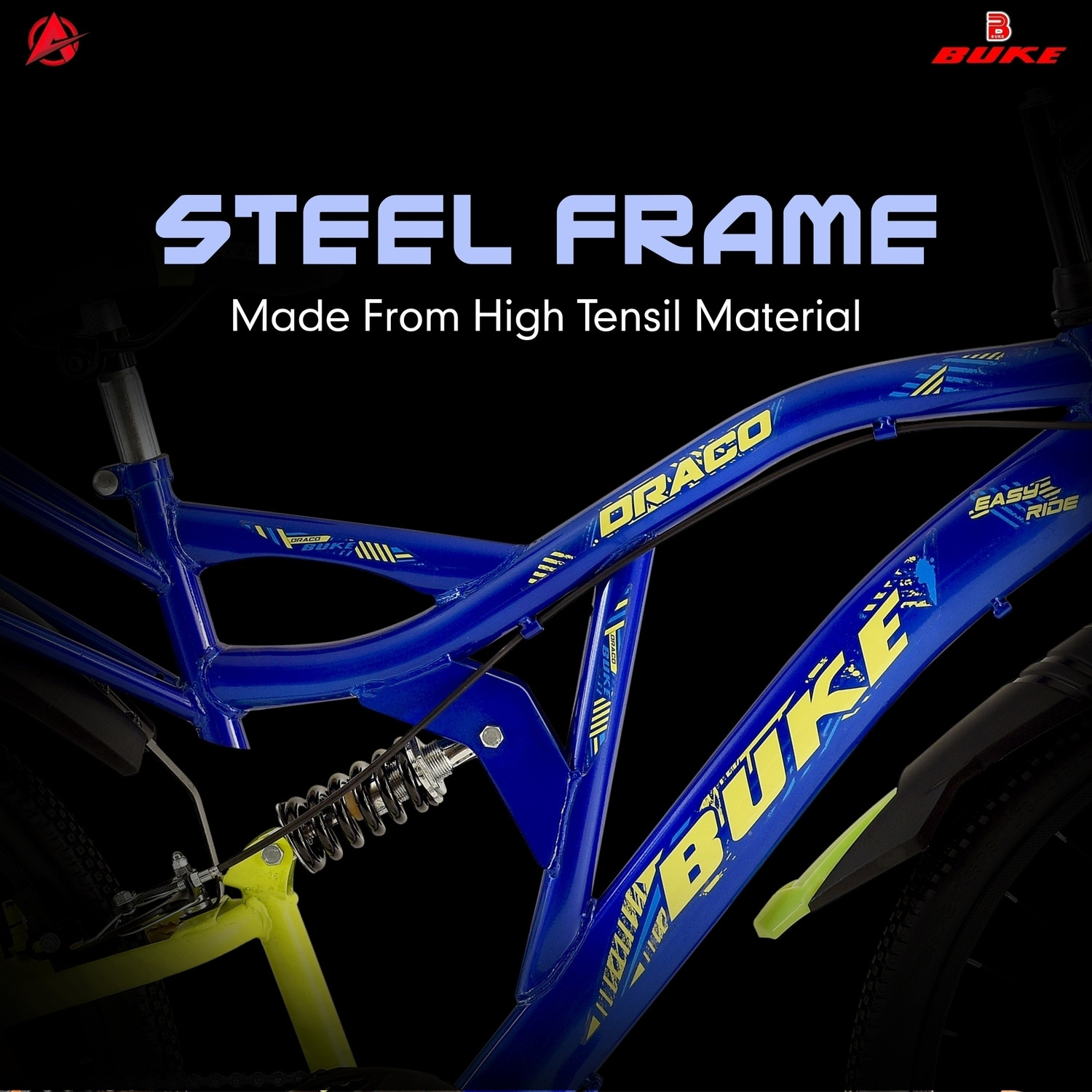 Image of AVON DRACO 26T MTB Cycle for Boys & Men with V Brake & Carrier 85% Pre Fitted 26 T (inch) Mountain Cycle