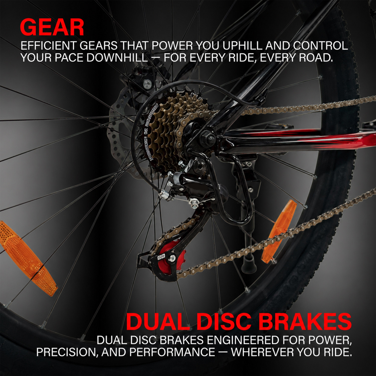 Image of CAPENT INFINITY 21 Speed Geared Mountain /MTB Cycle for Boys /Men 26 T (inch) Mountain Cycle