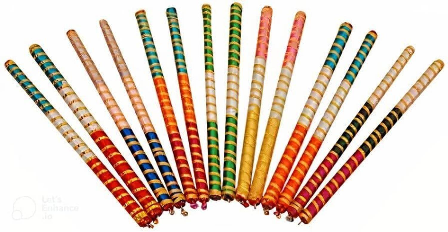 NRD FASHIONS Pair 7 Dandia Sticks