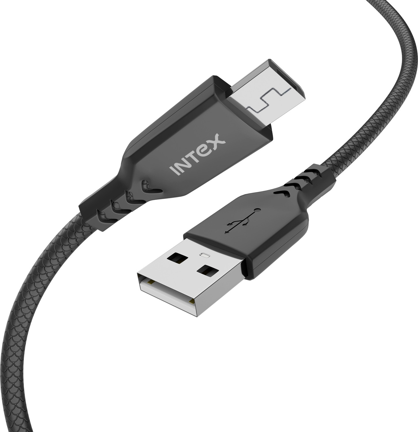 Image of Intex Micro USB Cable 3 A 1 m Durable Nylon Braided Cable Speed 3.0M 1M