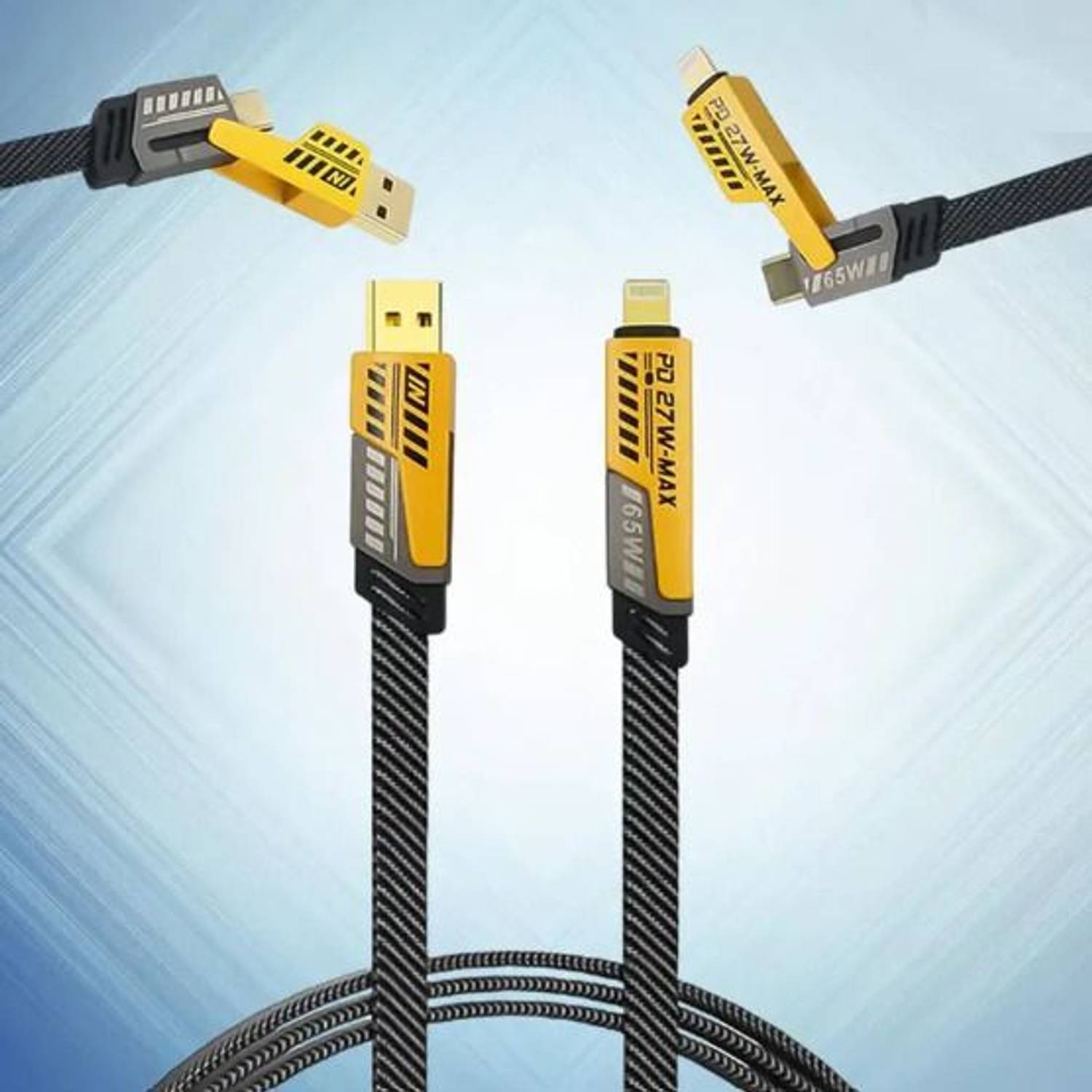 DataX 4-in-1 Cable 1m 65W Fast Charging - Image 5