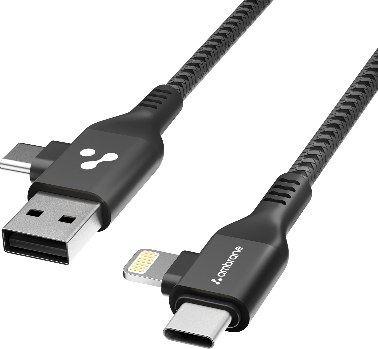 Image of Ambrane 4-in-1 Cable 1.5 m AC4CL-15