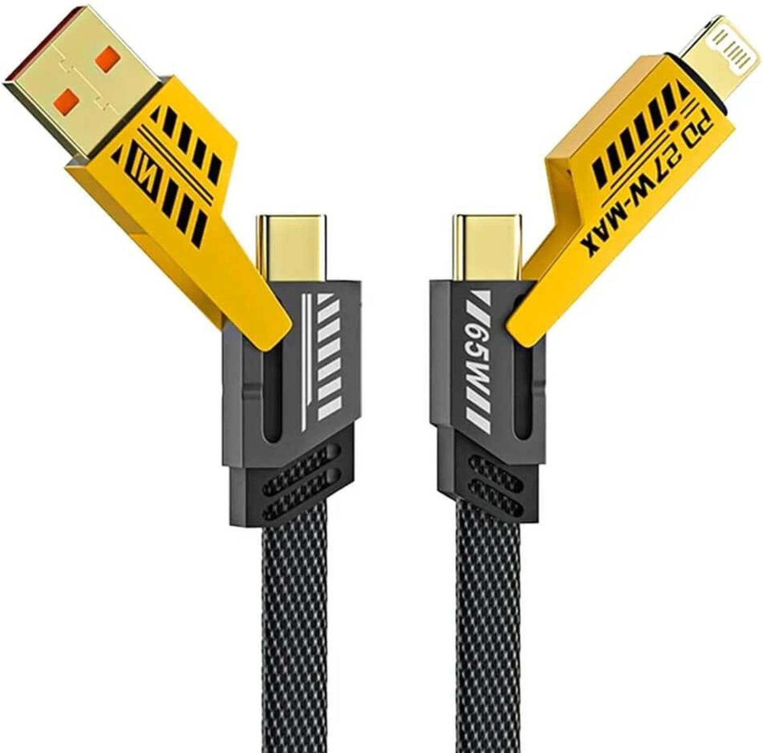 DataX 4-in-1 Cable 1m 65W Fast Charging - Image 1