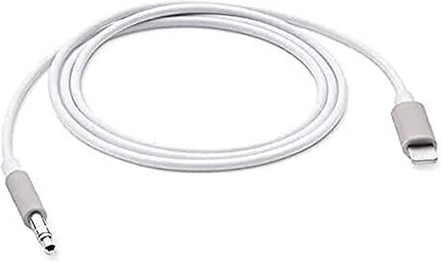 AMS AUX Cable 5 A 1 m Aux Cord for Car, Lightning to 3.5 mm Headphone Jack Adapter Male Aux Stereo Audio Cable Compatible with iPhone SE/11/11 Pro/XS/XR/X 8 7 iPad/iPod