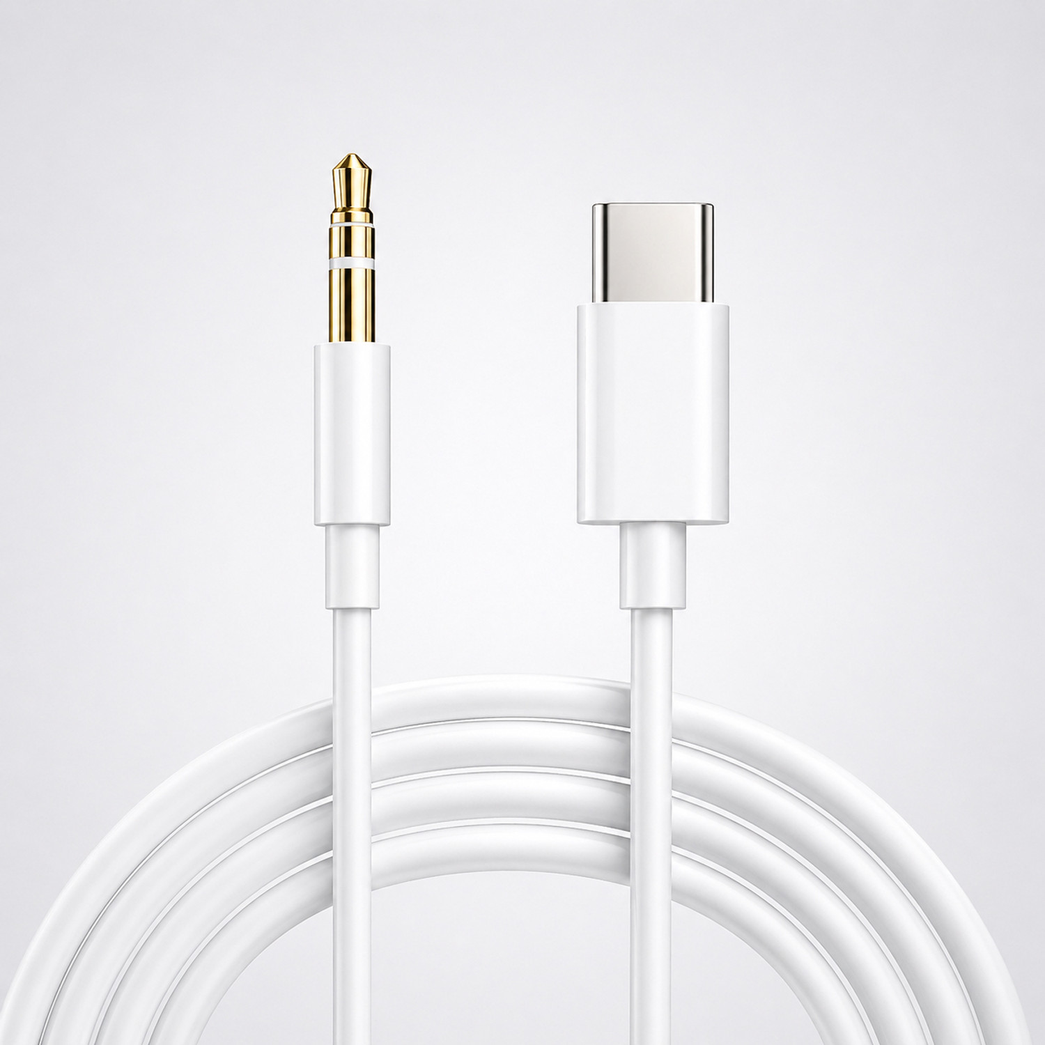 Image of Orionis AUX Cable 2 A 1 m Aluminum Foil Shielding USB Type-C to 3.5mm AUX Cable | HiFi Audio DAC Chip | Type-C to 3.5mm Headphone Jack Adapter