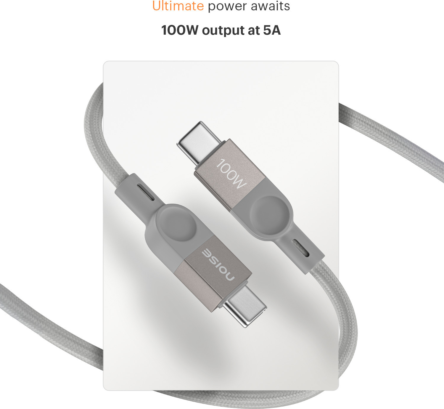 Image of Noise USB Type C Cable 5 A 1 m CB102