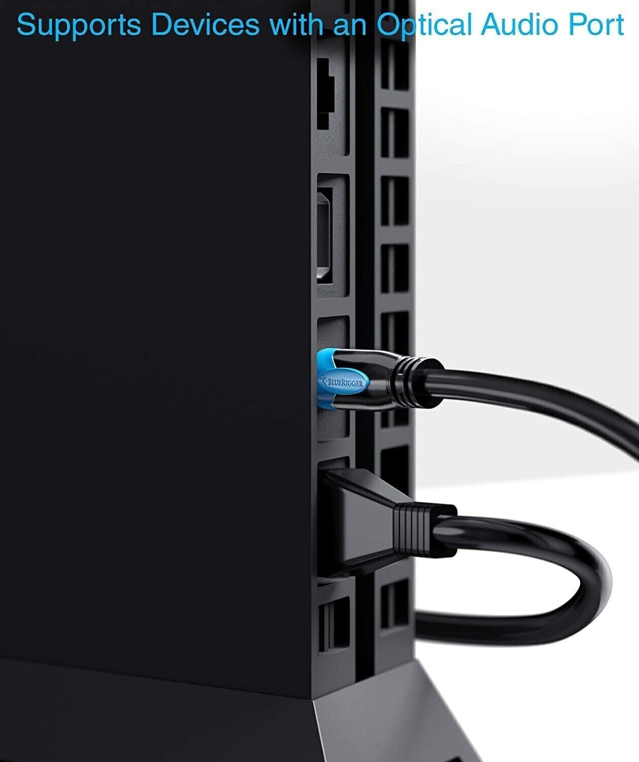 Image of BlueRigger Fiber Optical Cable 1.8 m Digital Audio (6ft)
