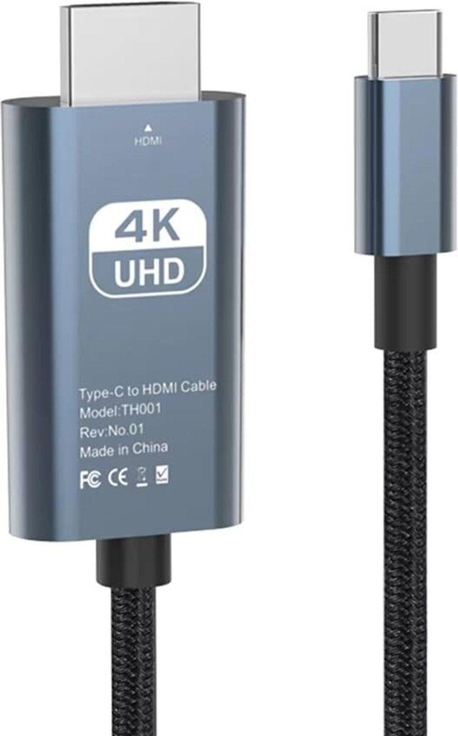 Image of Carecase TV-out Cable HDMI Cable Adapter, 4K USB C to HDMI Video Cable [Thunderbolt 3 /4 Compatible]