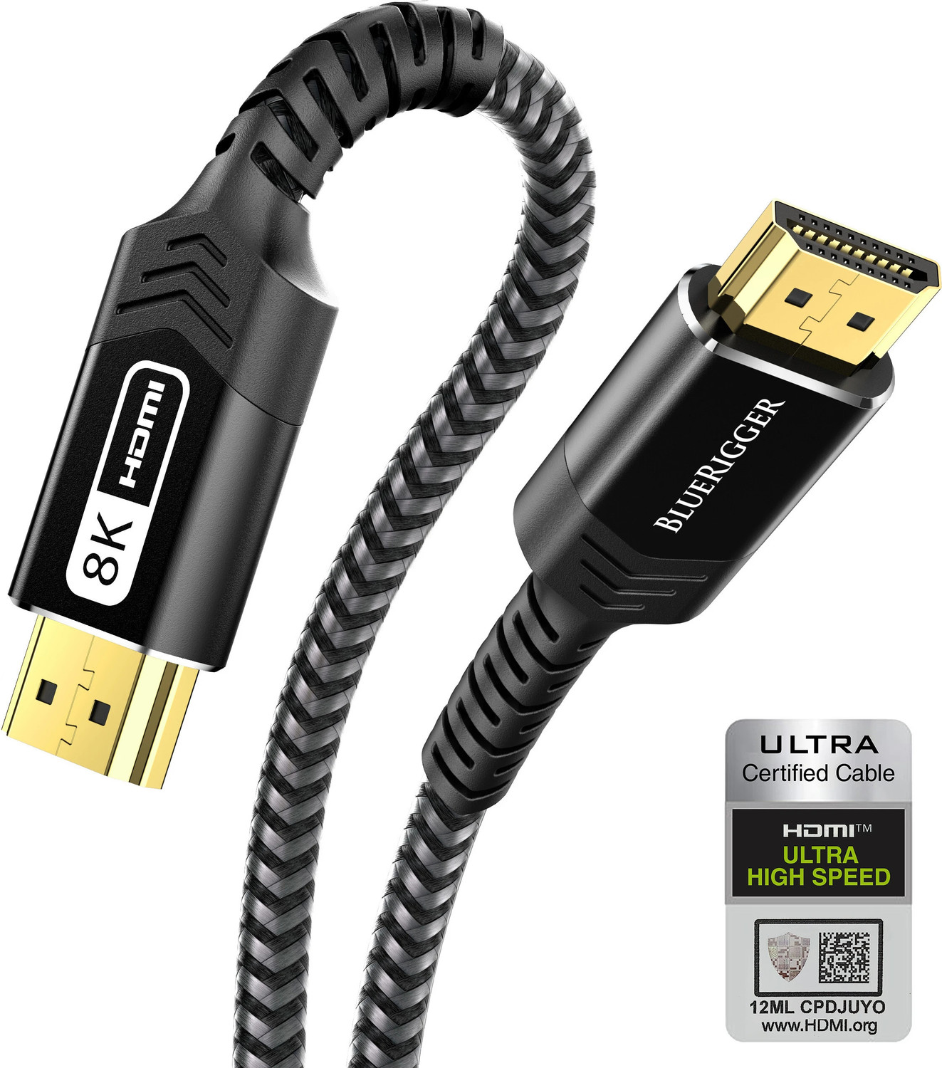 Image of BlueRigger HDMI Cable 3 m Ultra Series 8K Cable with 48Gbps Speed, (10 Feet / 3 Meters)