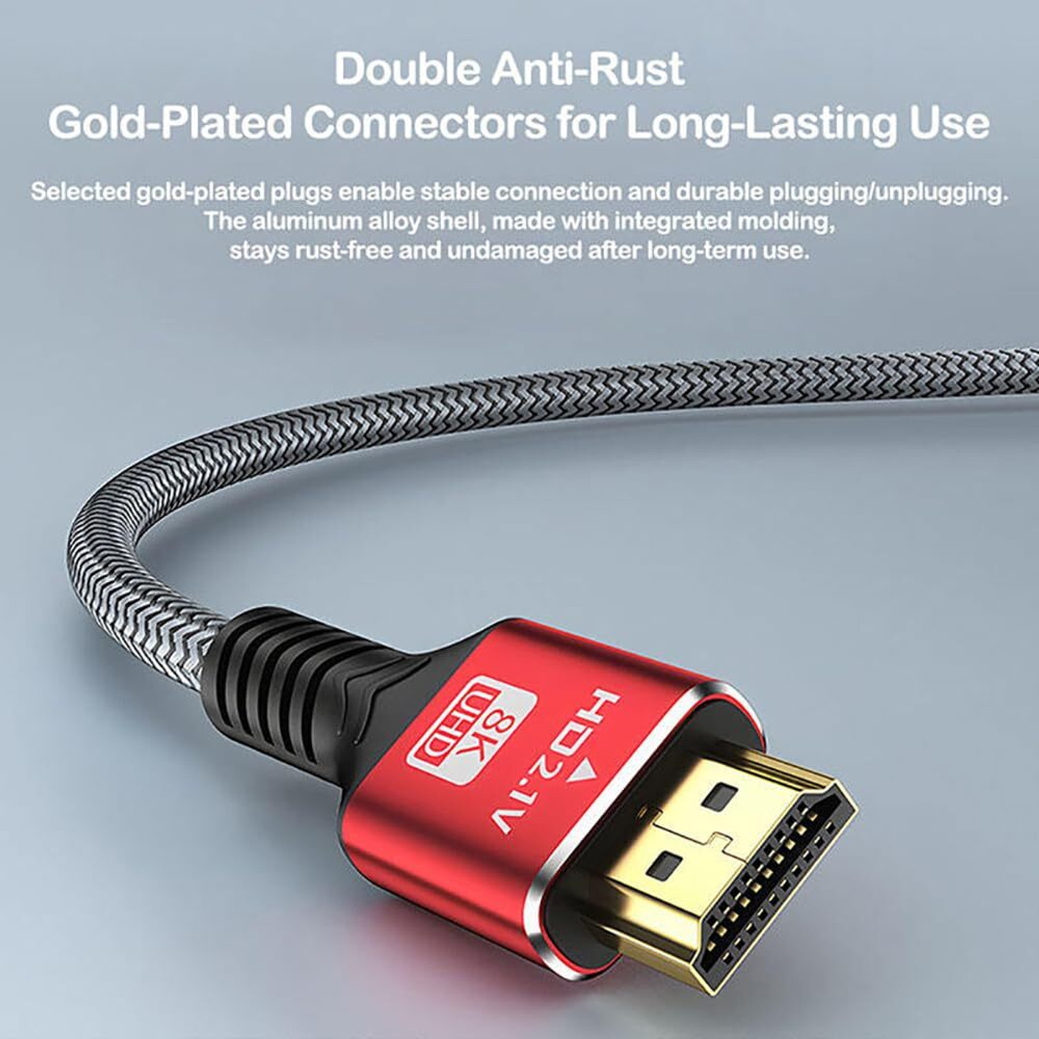 Image of Tobo HDMI Cable 1.5 m M 8K HDMI ARC /eARC Cable for Soundbar,eARC HDMI Cable 2.1 Dolby Atmos 48Gbps High Speed HDMI Cord (8K@60Hz 4K@120Hz 2K 3D HDR HDCP 2.2&2.3) TD-1544CC