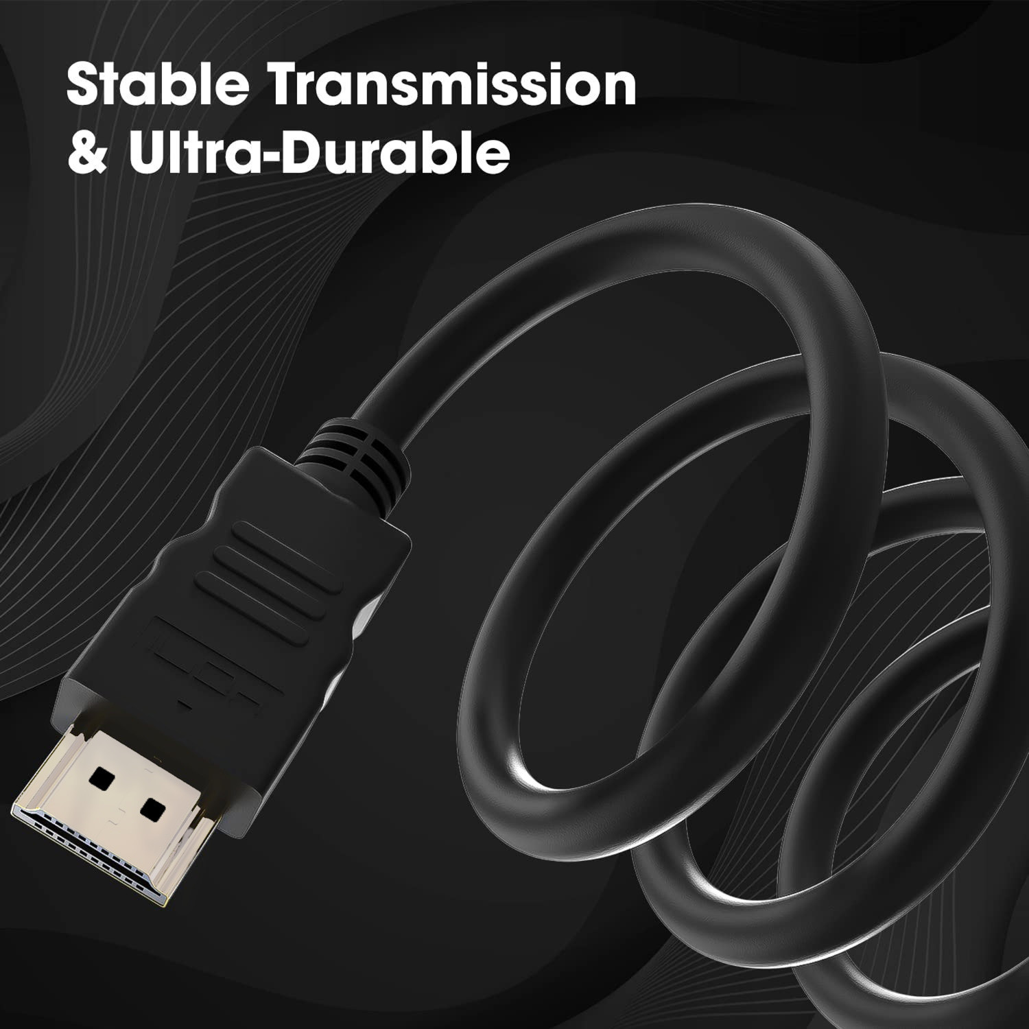 Image of Muchoconnect HDMI Cable 1.5 m Hdmi 2.1 arc cable 8K @60Hz | 4K @120Hz |48 Gbps with Nickel Plated Connectors (Compatible with Laptop, Computer, Gaming Console, TV, Camera, Projector, Black, One Cable, HDMI To HDMI)