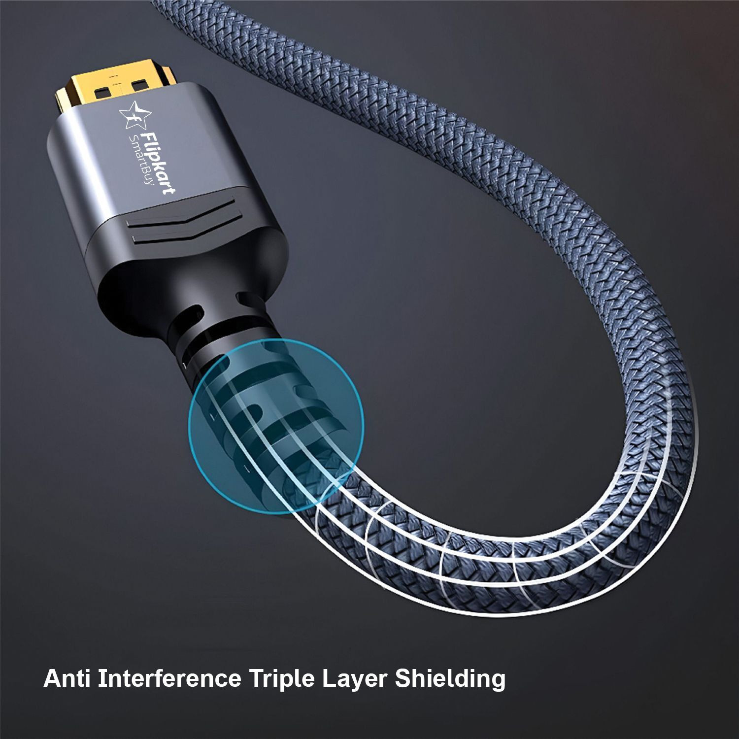 Image of Flipkart SmartBuy HDMI Cable 5 m PVC FK-8K60Hz-HD5M