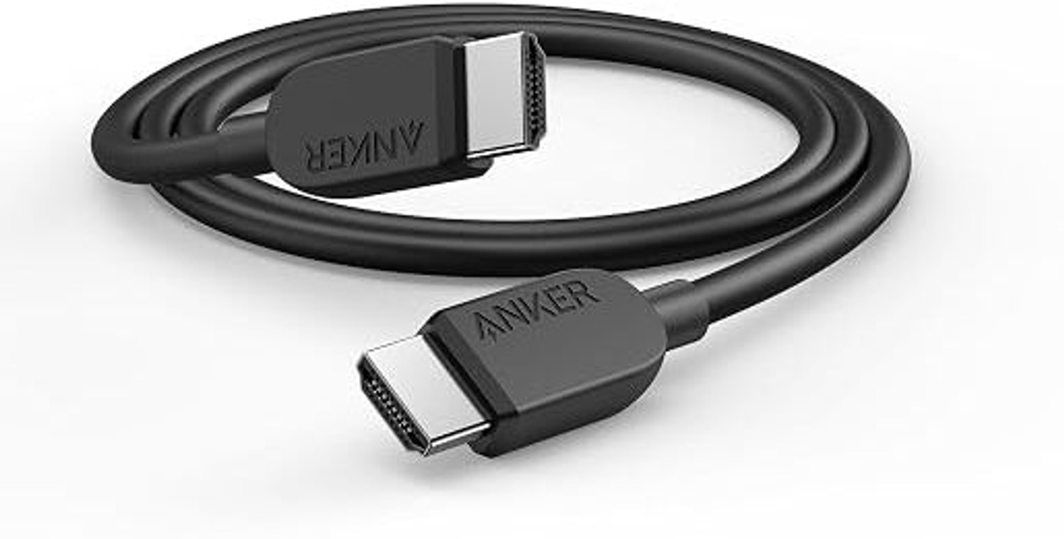 Image of Anker HDMI Cable 1.83 m A8742 (Compatible with TV, Laptop, Tablet, Projector, Gaming Console, Black, One Cable, HDMI To HDMI)