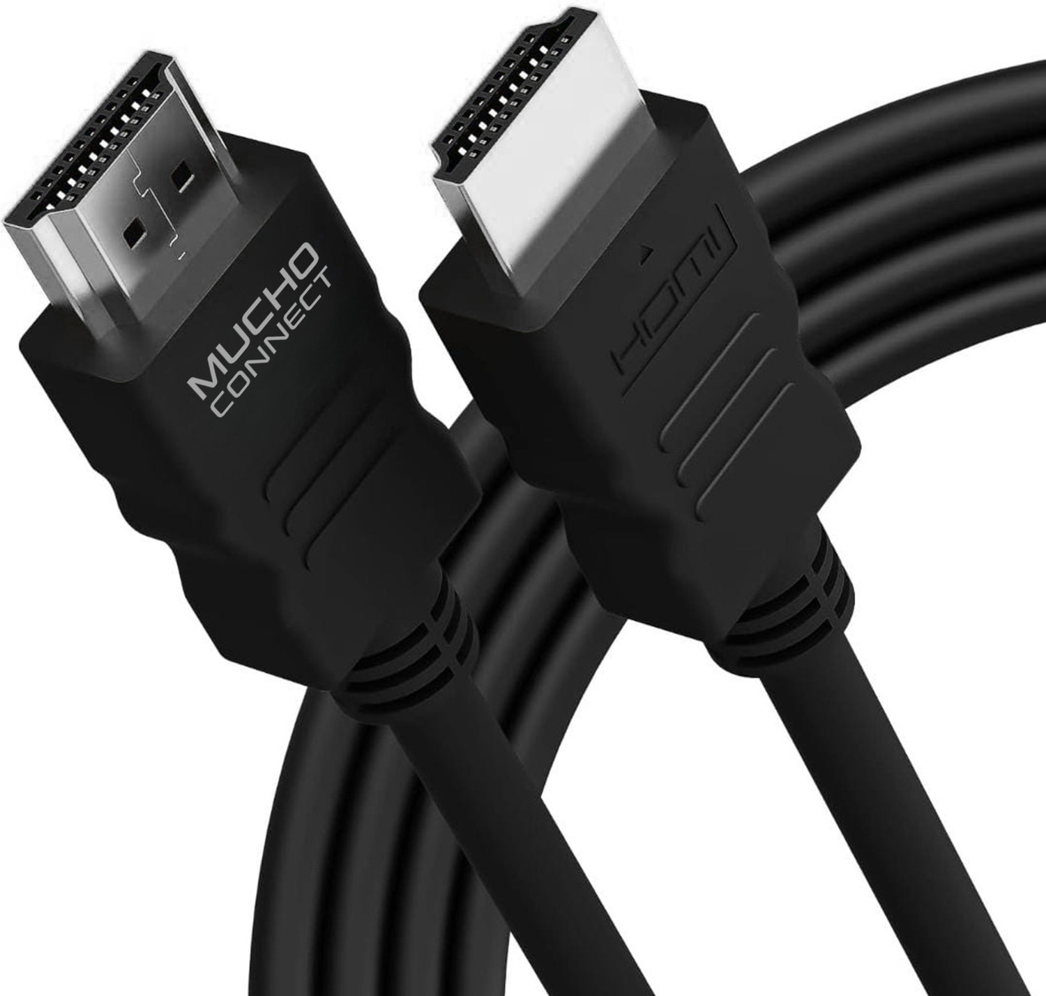Image of Muchoconnect HDMI Cable 1.5 m Hdmi 2.1 arc cable 8K @60Hz | 4K @120Hz |48 Gbps with Nickel Plated Connectors (Compatible with Laptop, Computer, Gaming Console, TV, Camera, Projector, Black, One Cable, HDMI To HDMI)