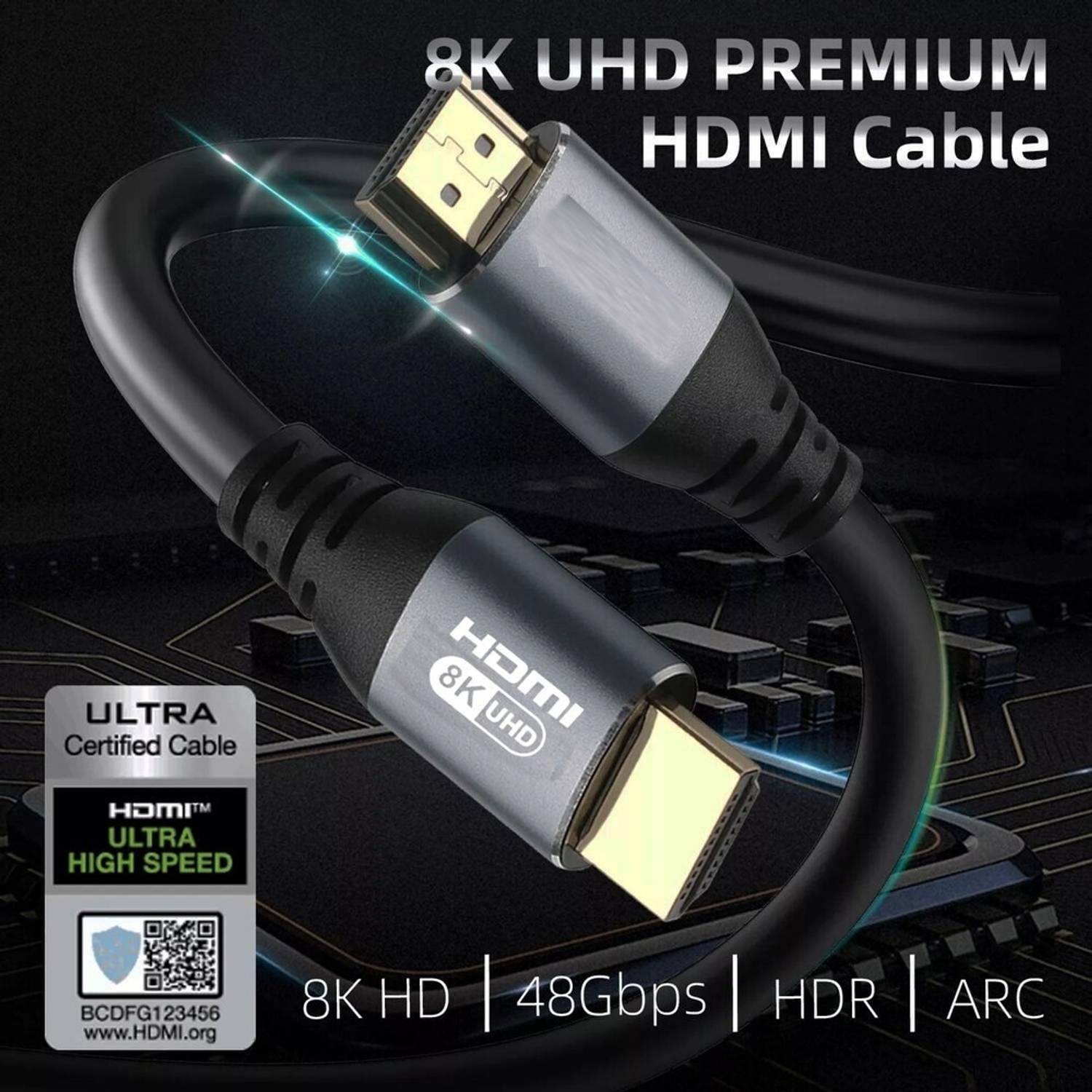 ALRITO 5m HDMI 2.1 Cable 8K/60Hz 4K/120Hz - Image 2
