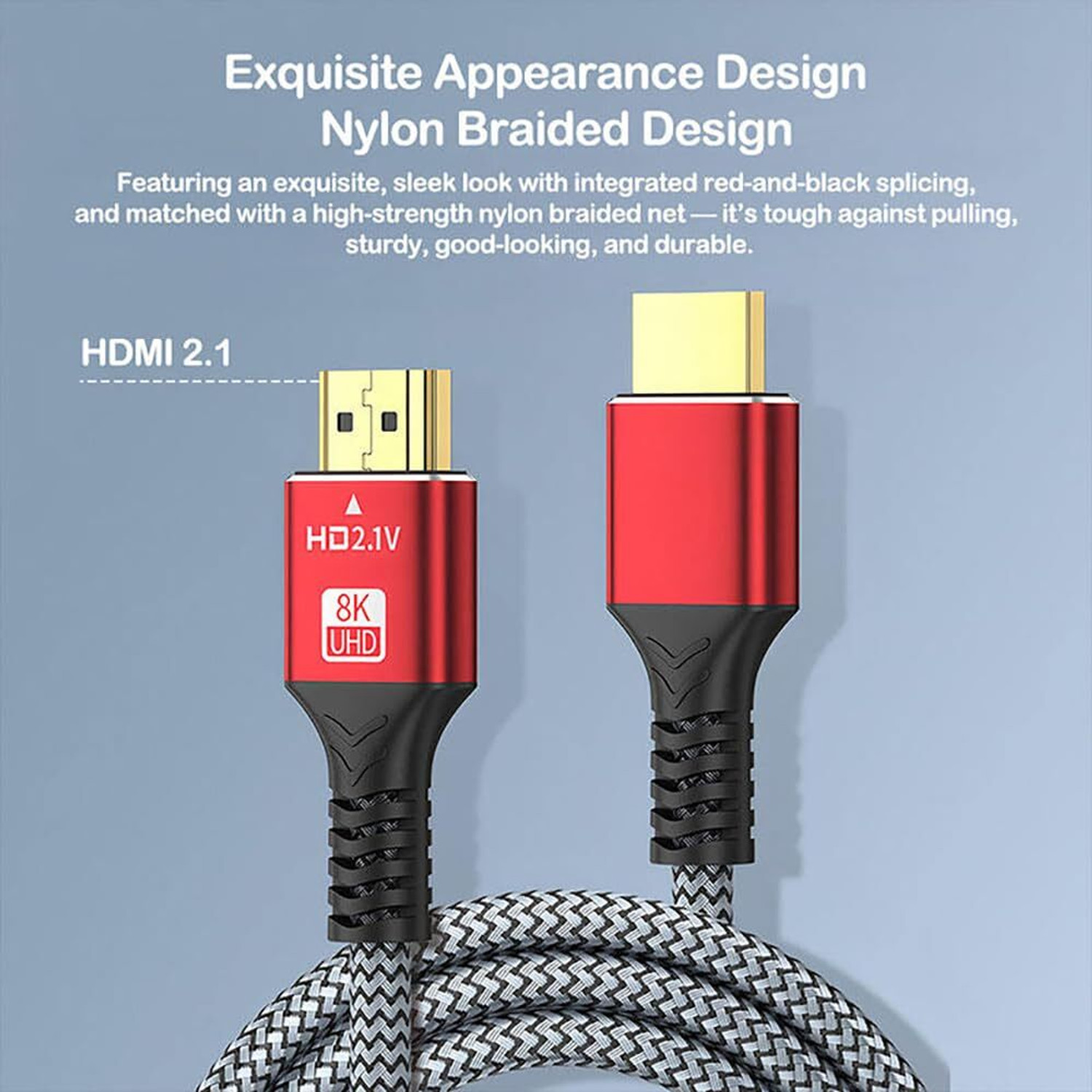Image of Tobo HDMI Cable 1.5 m M 8K HDMI ARC /eARC Cable for Soundbar,eARC HDMI Cable 2.1 Dolby Atmos 48Gbps High Speed HDMI Cord (8K@60Hz 4K@120Hz 2K 3D HDR HDCP 2.2&2.3) TD-1544CC