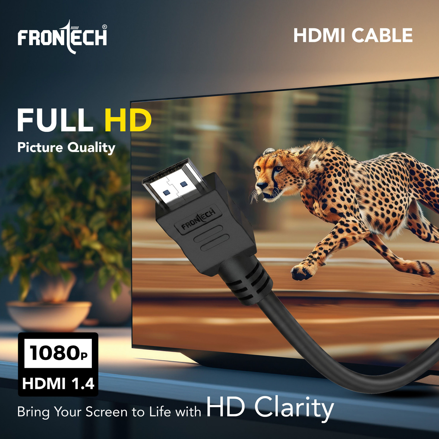 Image of Frontech HDMI Cable 5 m PVC NC-0020