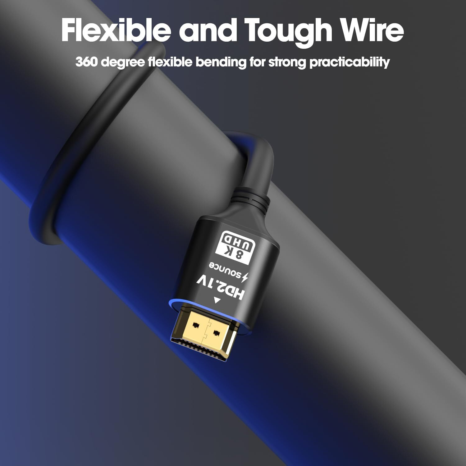 Image of sounce HDMI Cable 3 m 48Gbps HDMI 2.1, Ultra High Speed Braided HDMI Cord