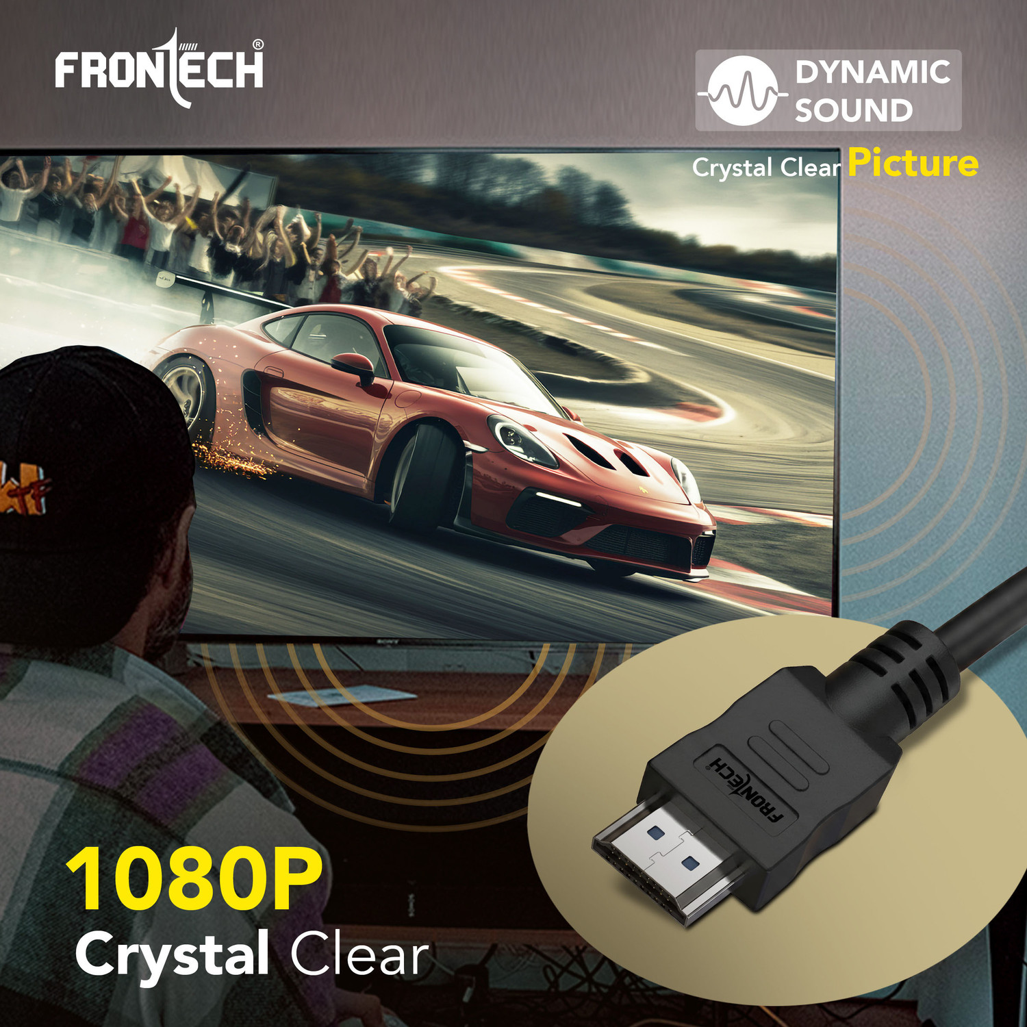 Image of Frontech HDMI Cable 5 m PVC NC-0020