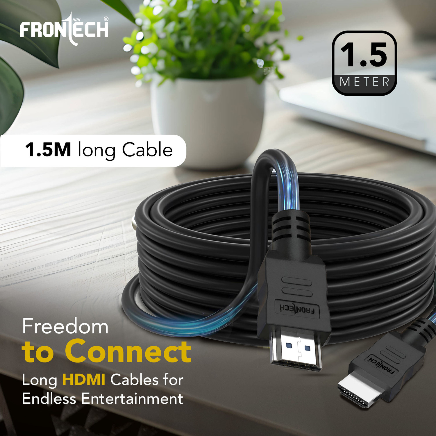 Image of Frontech HDMI Cable 5 m PVC NC-0020
