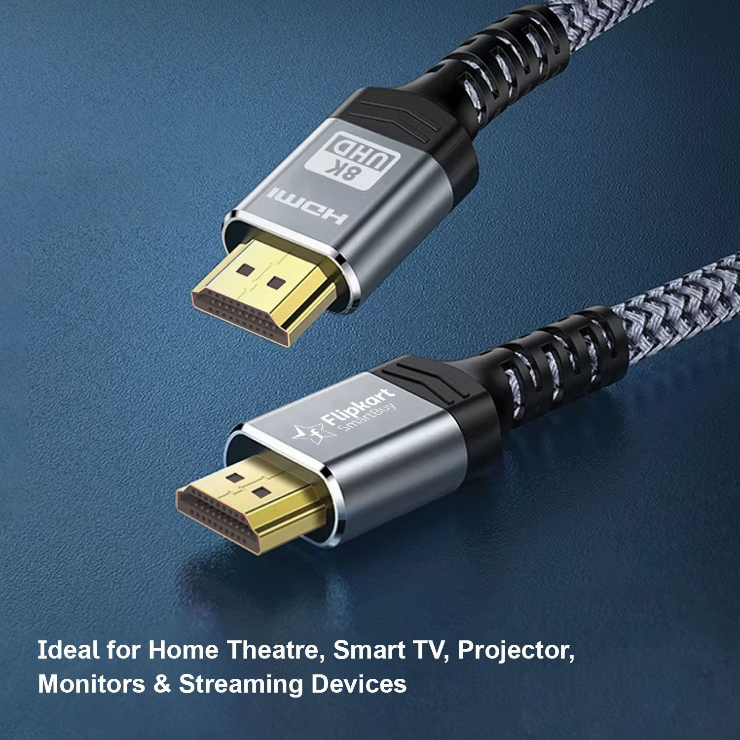 Image of Flipkart SmartBuy HDMI Cable 5 m PVC FK-8K60Hz-HD5M