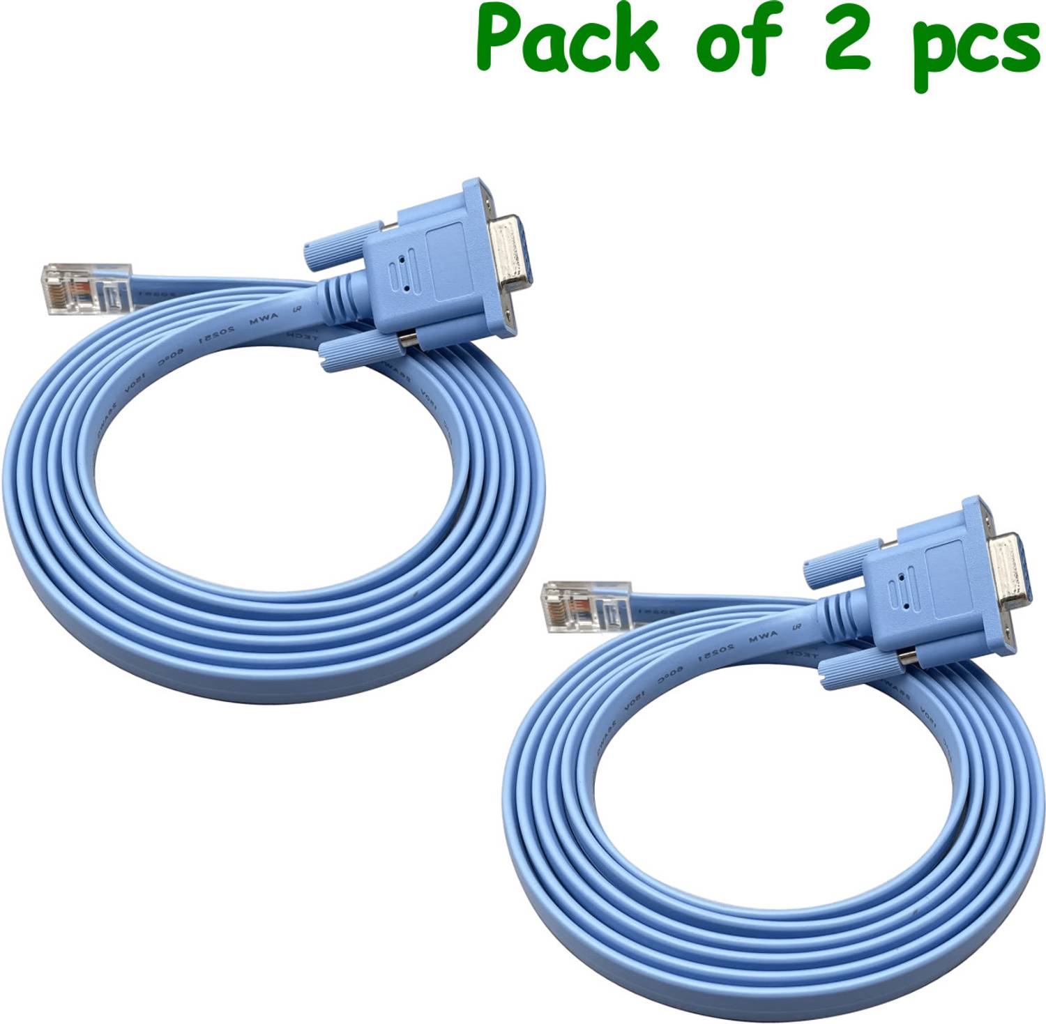 Paruht LAN Cable 1.2 m [2 pcs] Serial Port DB9 To Lan Rollover