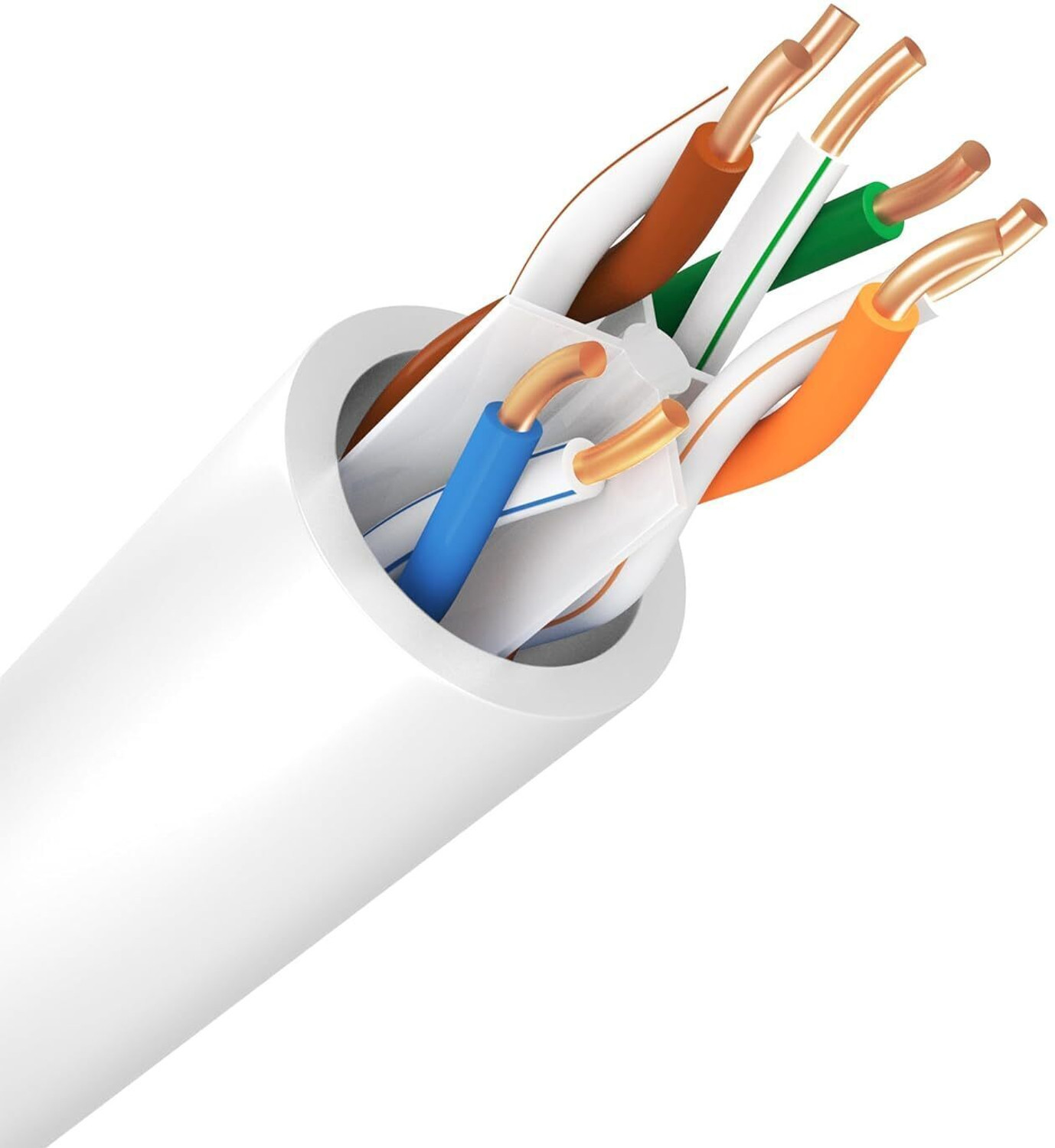 Image of Sadow LAN Cable 40 m 40 Meter Cat 6 Outdoor Ethernet Cable Internet LAN Cable RJ45 Patch Cord