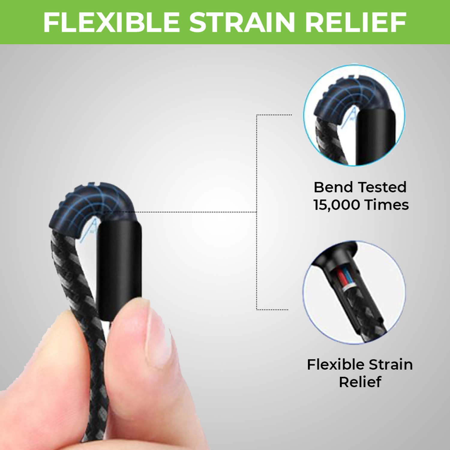 Image of Ultraprolink Lightning Cable 3 A 2 m UL1068BLK-0200