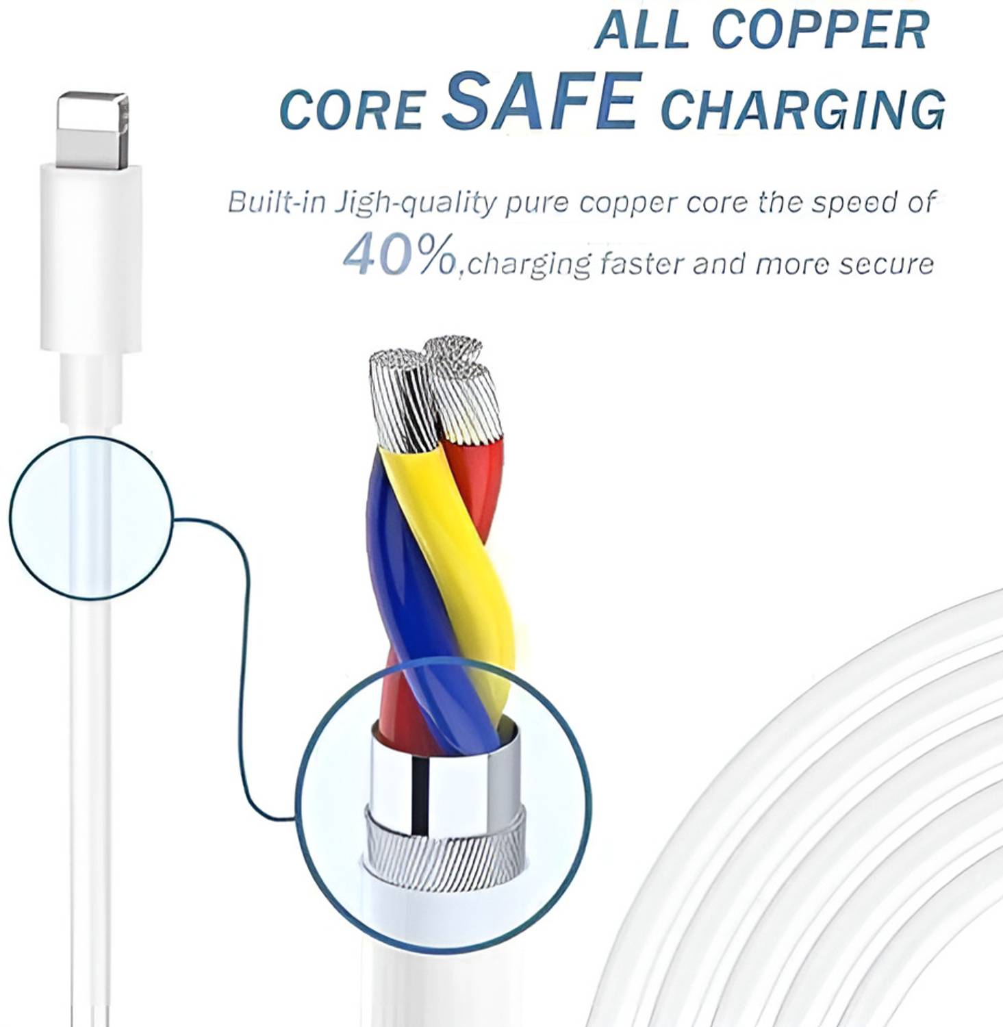 MAK 1m Lightning Cable for iOS Devices - Image 2