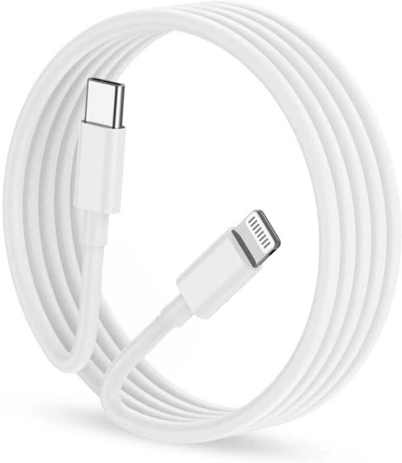 Image of MAK Lightning Cable 4 A 1 m 20W Type C to Lightning Cable, Fast Charge USB C Lightning Speed for iOS Devices