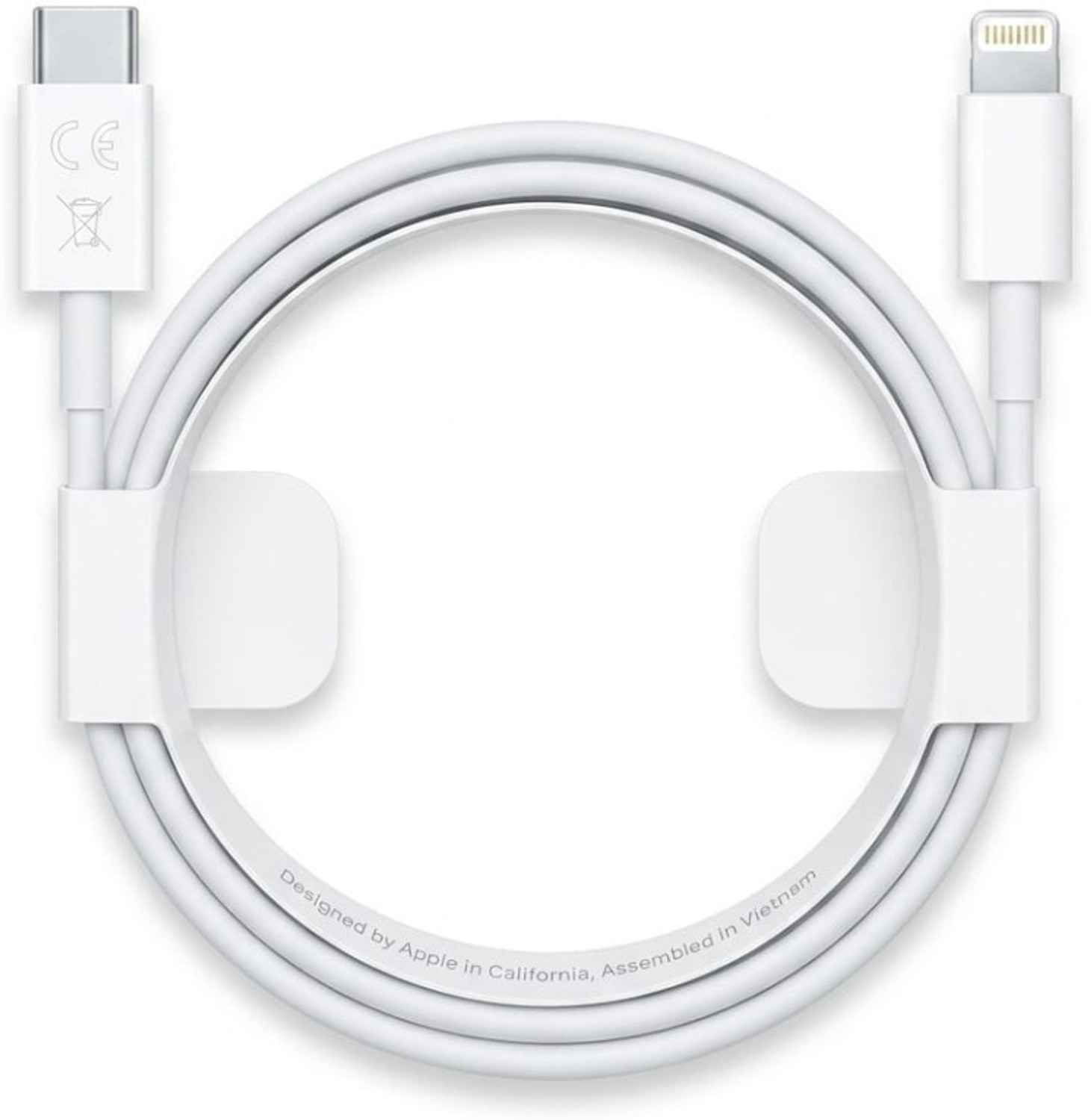 Image of SUPERFLASH Lightning Cable 4 A 1 m Original iPhone Data Cable Support Upto 20W PD Fast Charging MUQW3ZM /A (Compatible with iPhone X, XR, White, One Cable, USB Type C To Lightning, 20 W)