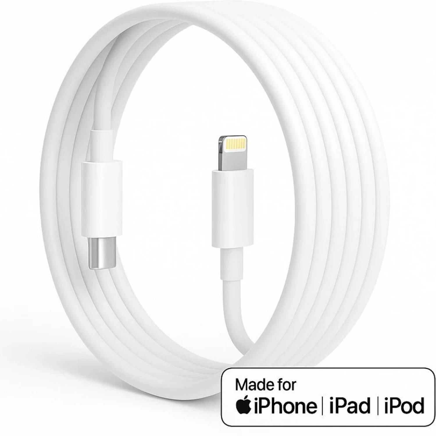 RcPrint Lightning Cable 6 A 1 m LX NEW Type-C to Lightning Cable Apple Certified (Mfi) Sync & Charge Cable