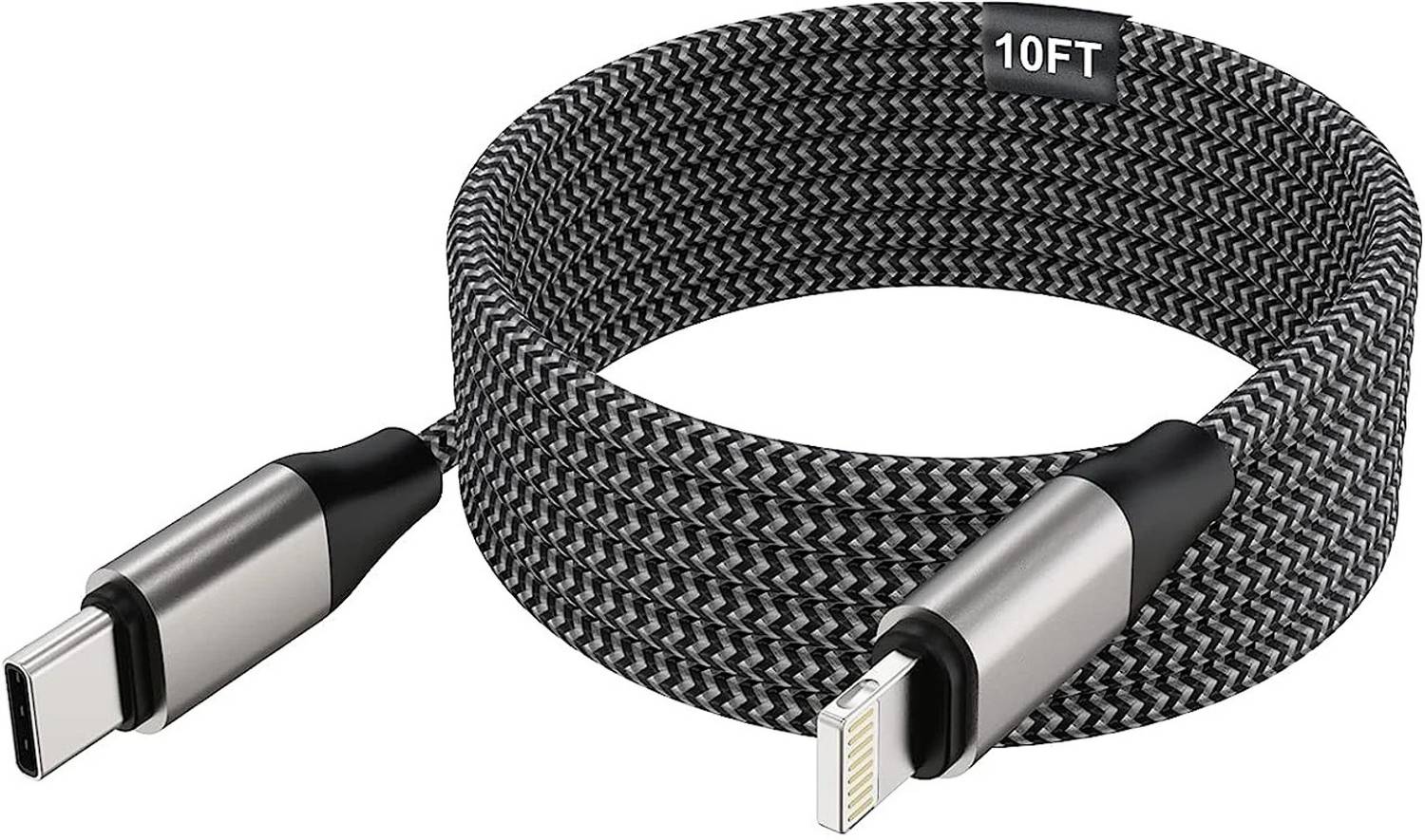 SAVI Lightning Cable 1 m 10ft Long Rapid Charger Sync USB TYPE C Wire Z3X