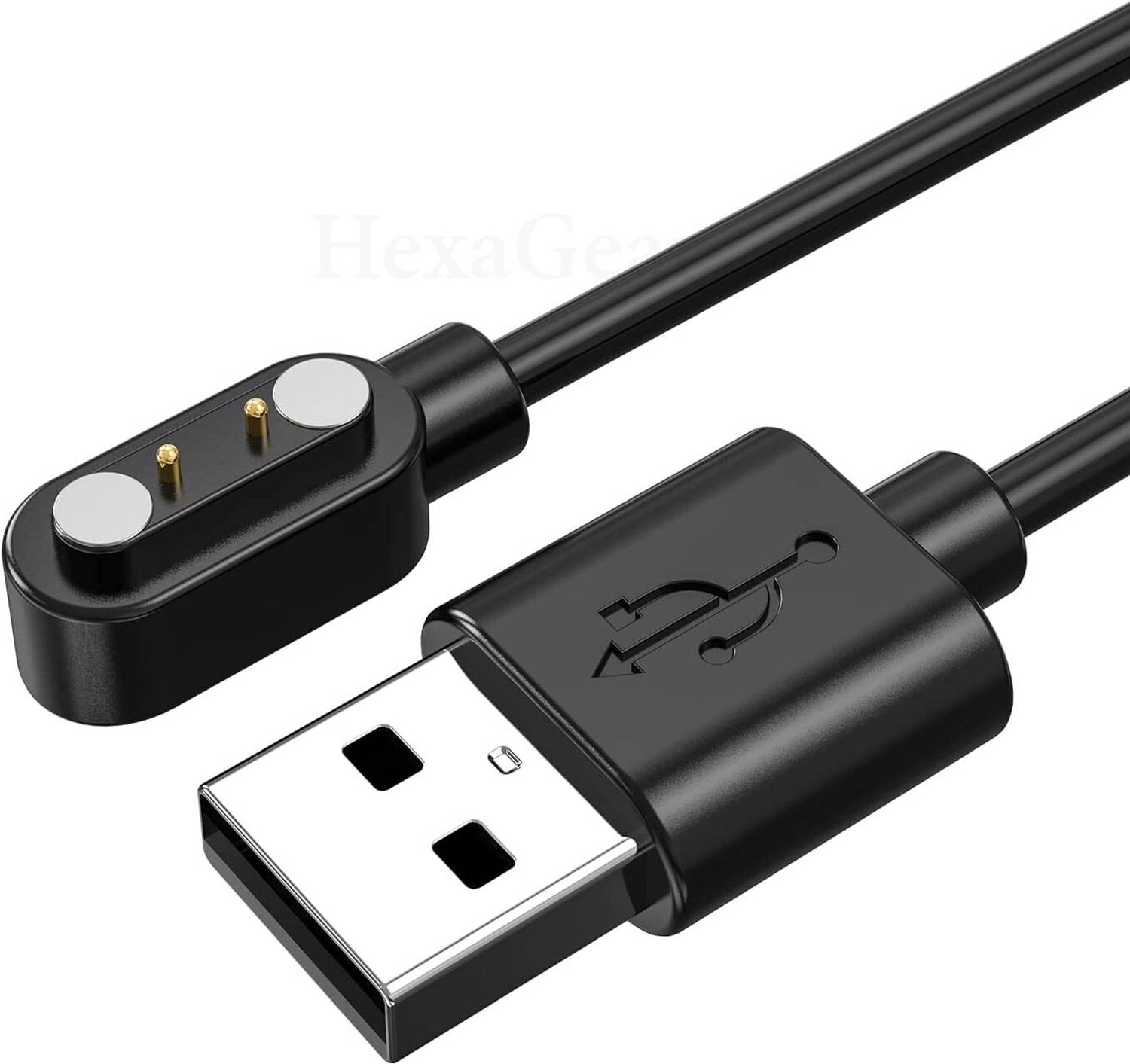 HexaGear Magnetic Charging Cable 1 A 0.5 m METAL BRAIDED Original Smart Watch Magnetic Charging Cable for Lunar Vista