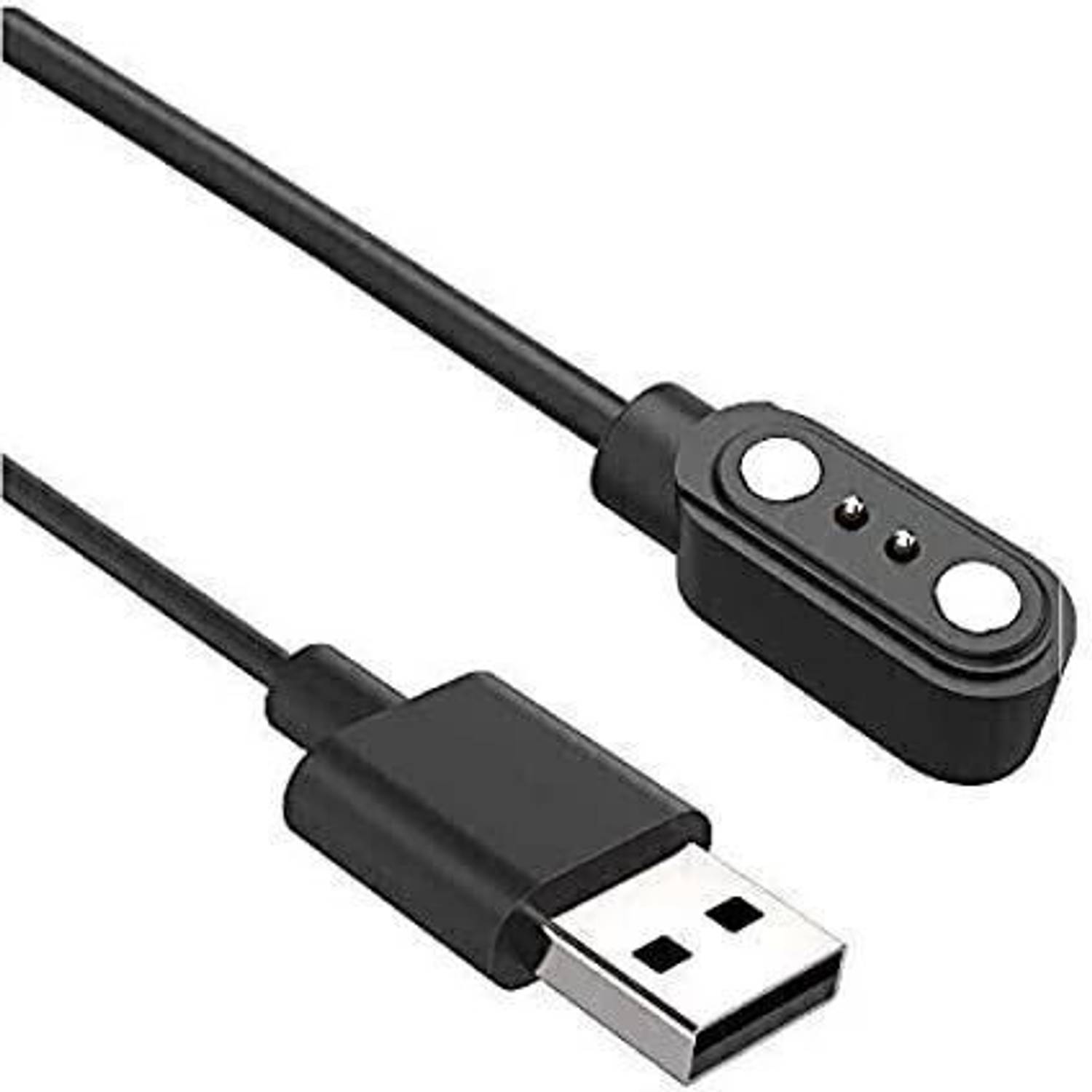 OMPQ Magnetic Charging Cable 1 m Smart Watch 2 Pins Magnetic Suction Charger Cable SHAH89