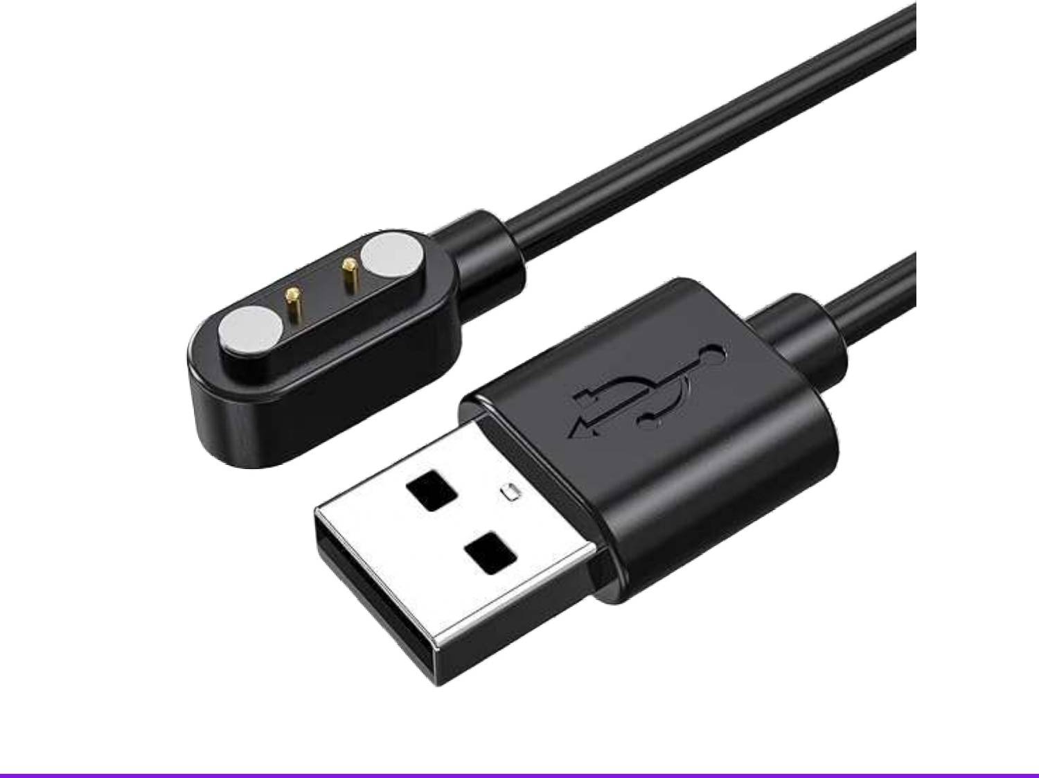 Ezigo Magnetic Charging Cable 0.35 m EZ watch cable BLACK 50